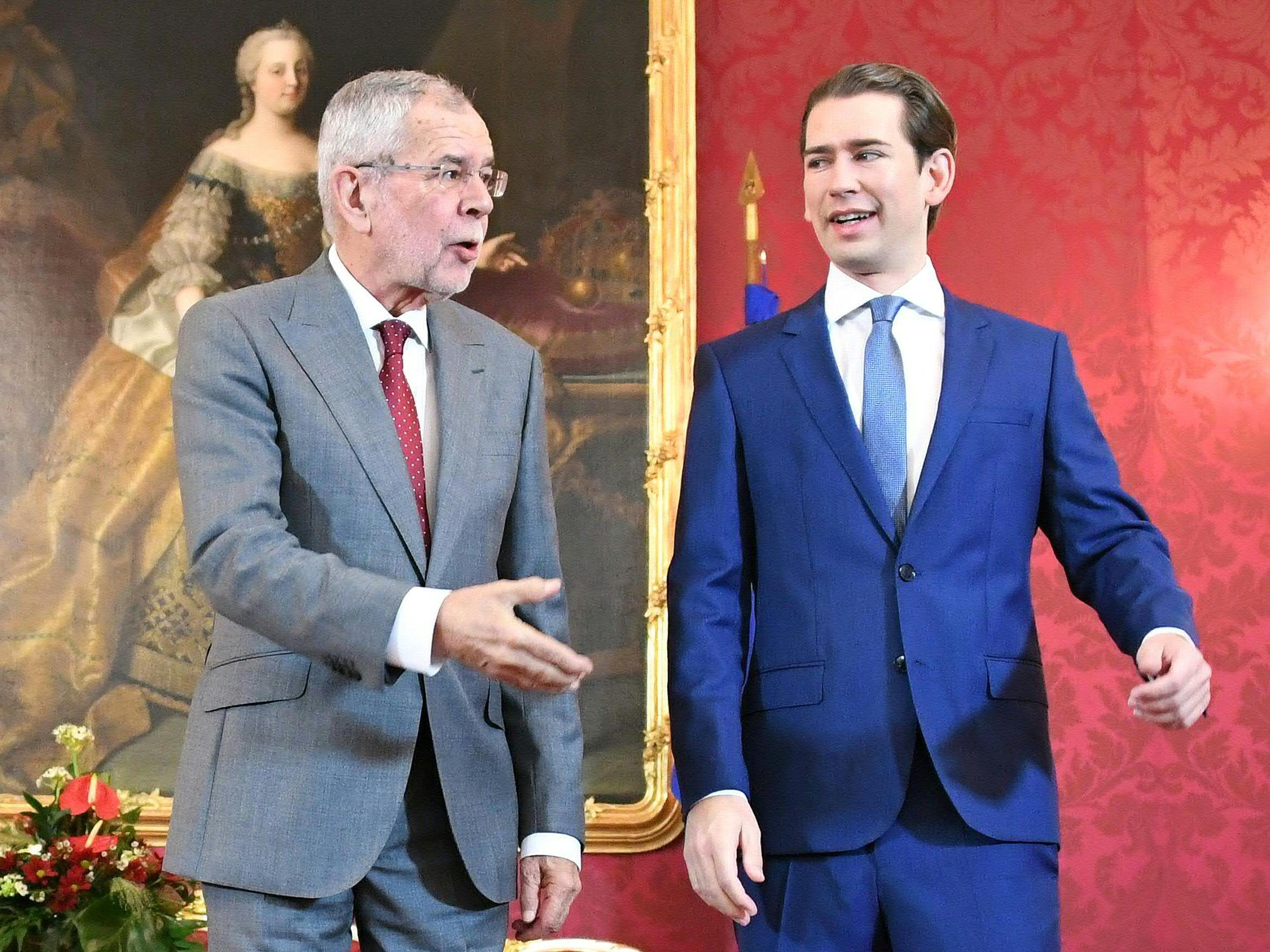 Kurz mit Regierungsbildung beauftragt
