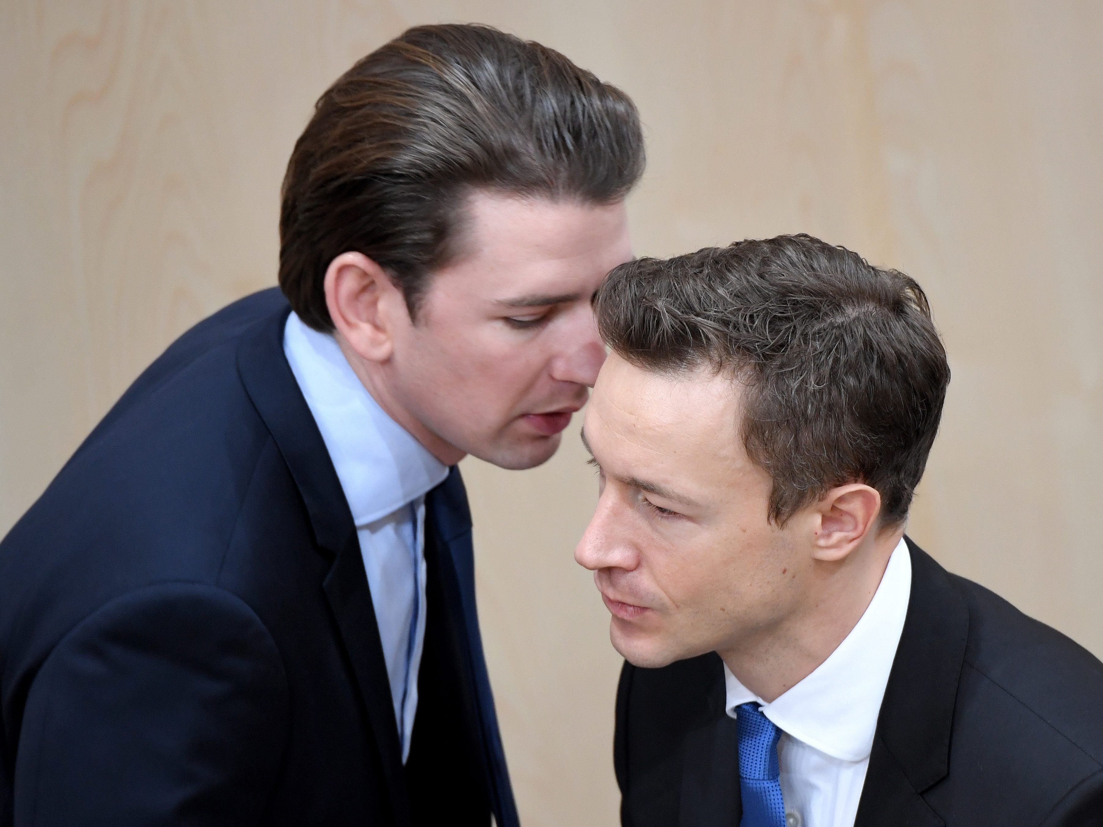 Sebastian Kurz und Gernot Blümel