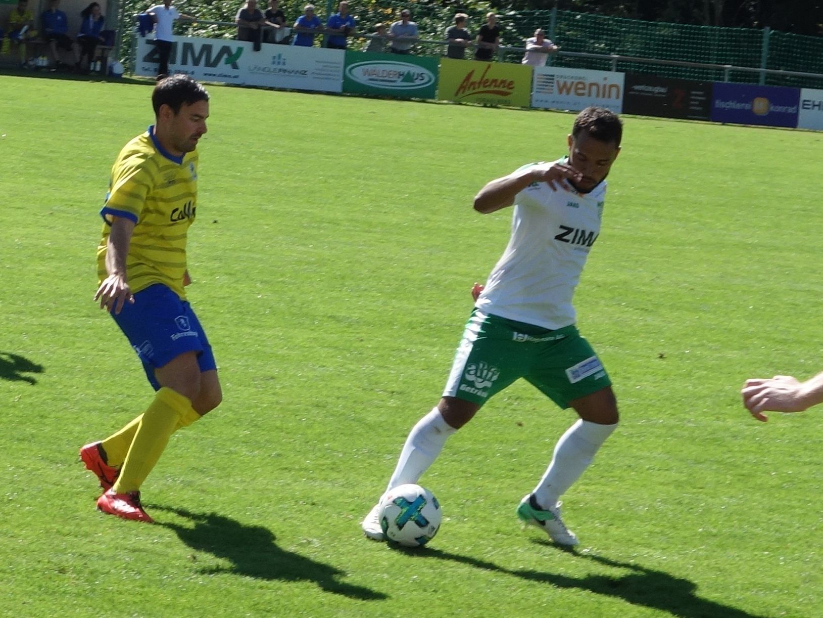 Der Langenegger Brasilien-Legionär Paulo Victor (re.) ist in Topform. Der Langenegger Brasilien-Legionär Paulo Victor (re.) ist in Topform.