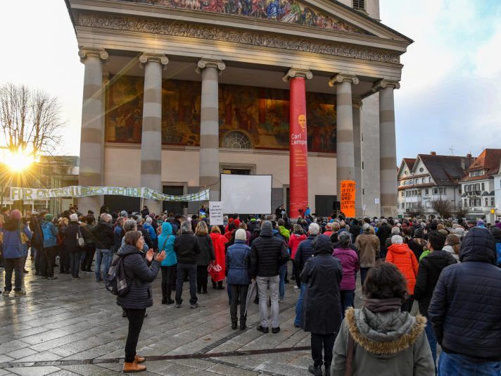 Der Schauplatz der 27. Sonntagsdemo