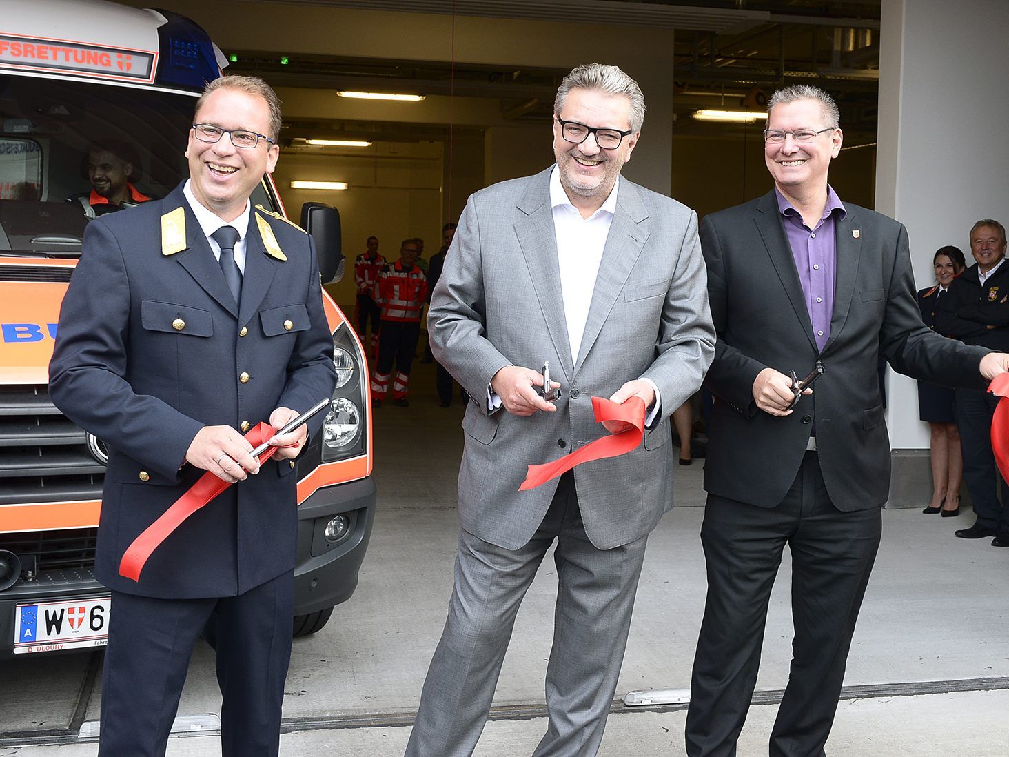 Erstmalig ist eine Rettungsstation der Berufsrettung Wien direkt in einem Krankenhaus angesiedelt. Erstmalig ist eine Rettungsstation der Berufsrettung Wien direkt in einem Krankenhaus angesiedelt.