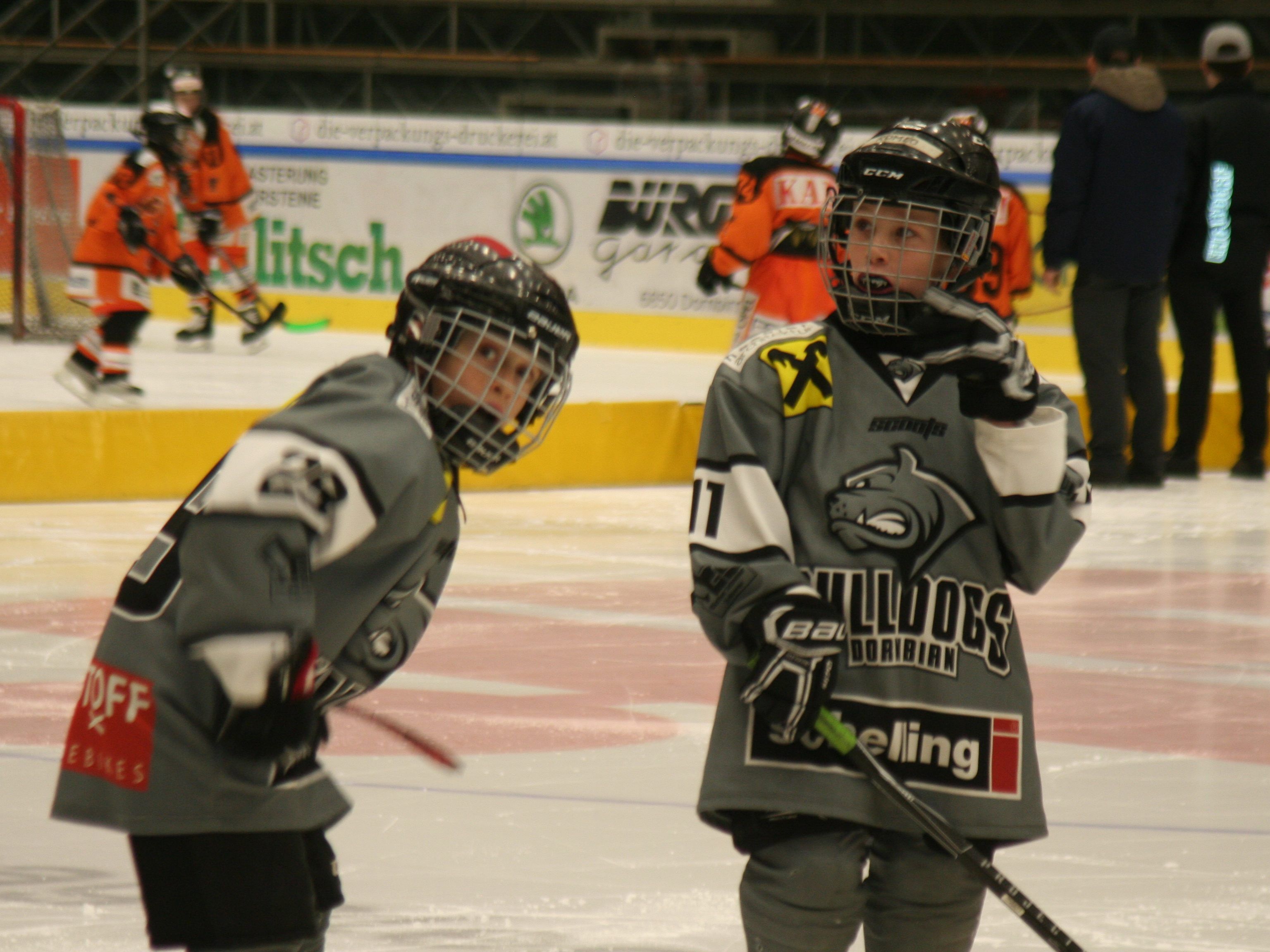 Bulldogs Hockey Kids im Einsatz