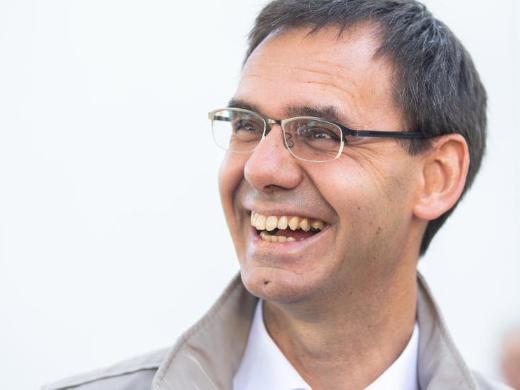 Hat gut lachen, Landeshauptmann Markus Wallner (ÖVP) Hat gut lachen, Landeshauptmann Markus Wallner (ÖVP)