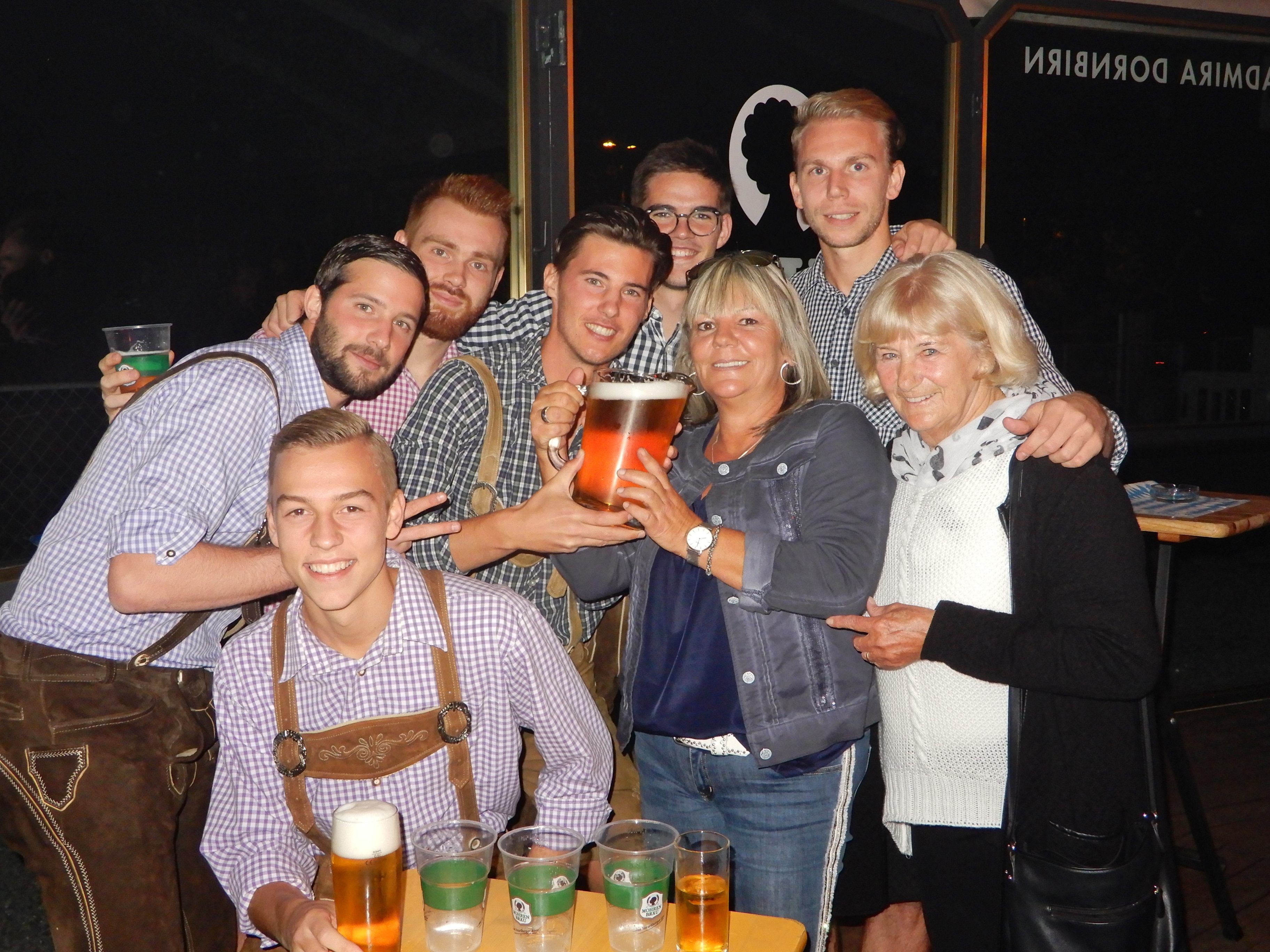 Die Admiraner werden auch heuer den Partypilz beim Oktoberfest aufmischen.