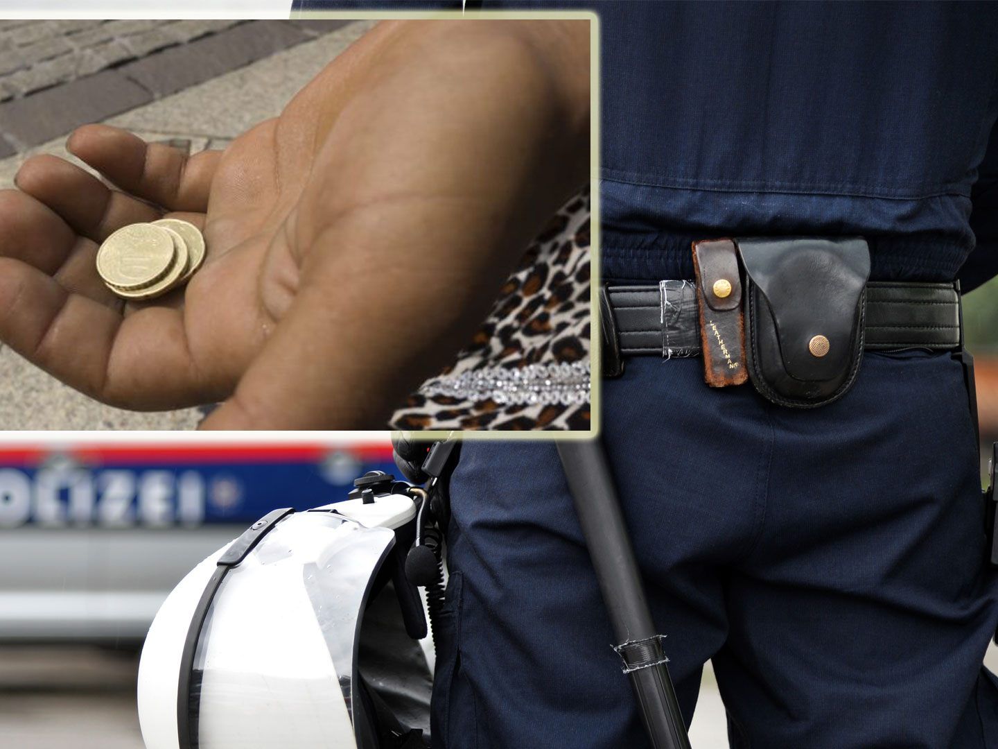 Die Polizei stellt einen neuen Verhaltenskatalog gegen Bettler auf.