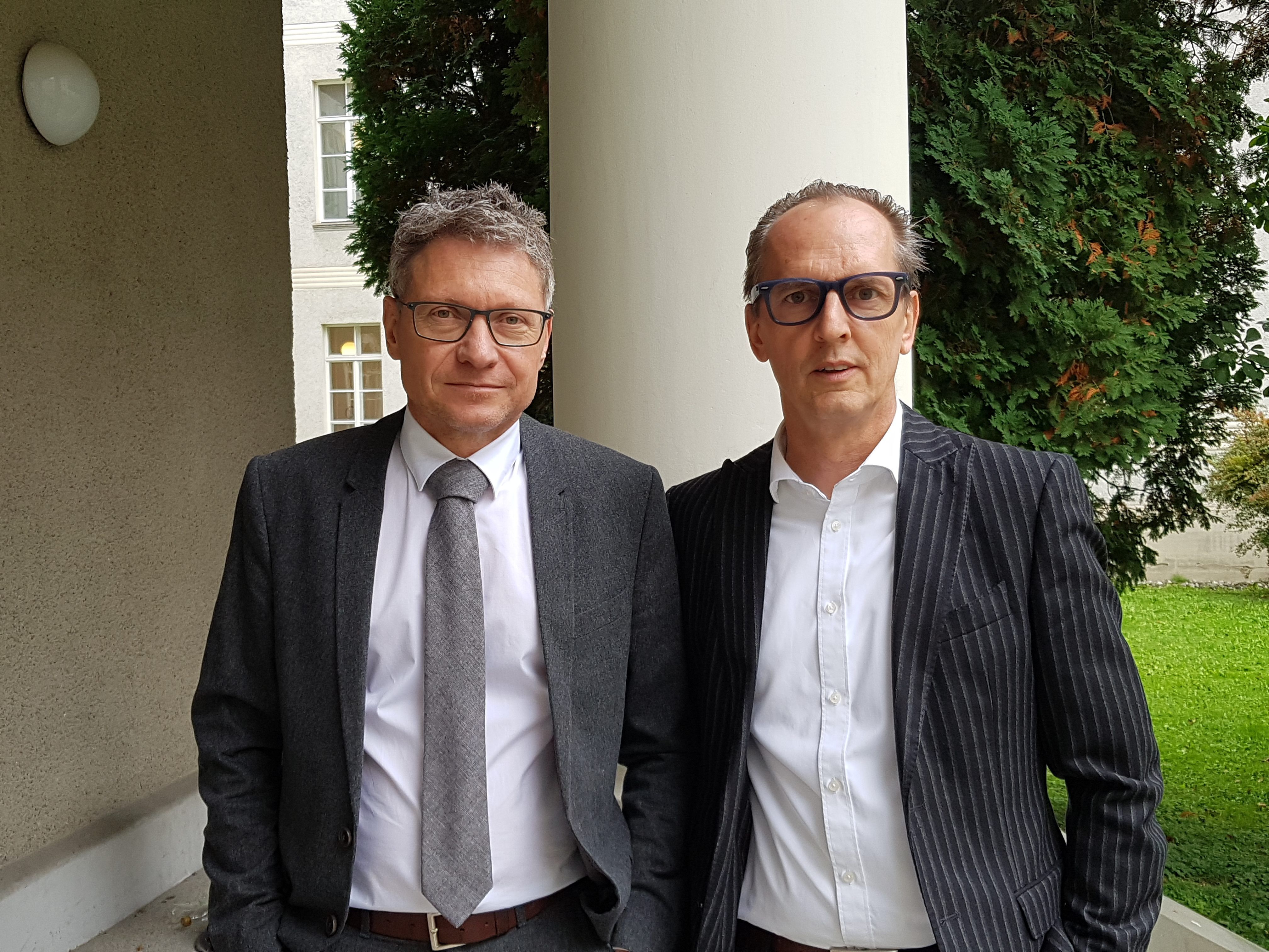 Verteidiger Gerhard Müller und Angeklagter Martin Bösch haben heute Grund aufzuatmen.