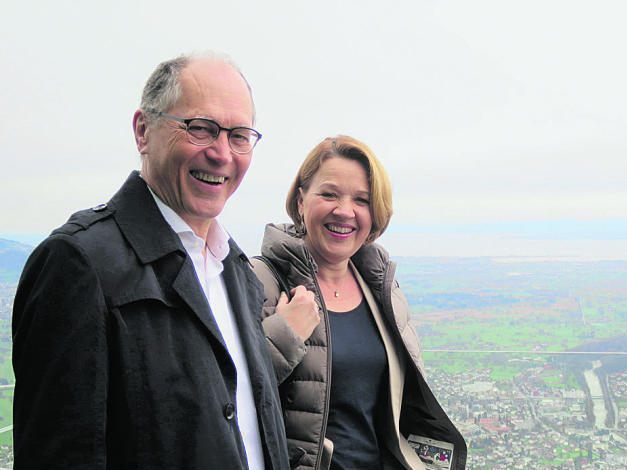 Martin Rupp mit Bürgermeisterin Andrea Kaufmann Martin Rupp mit Bürgermeisterin Andrea Kaufmann