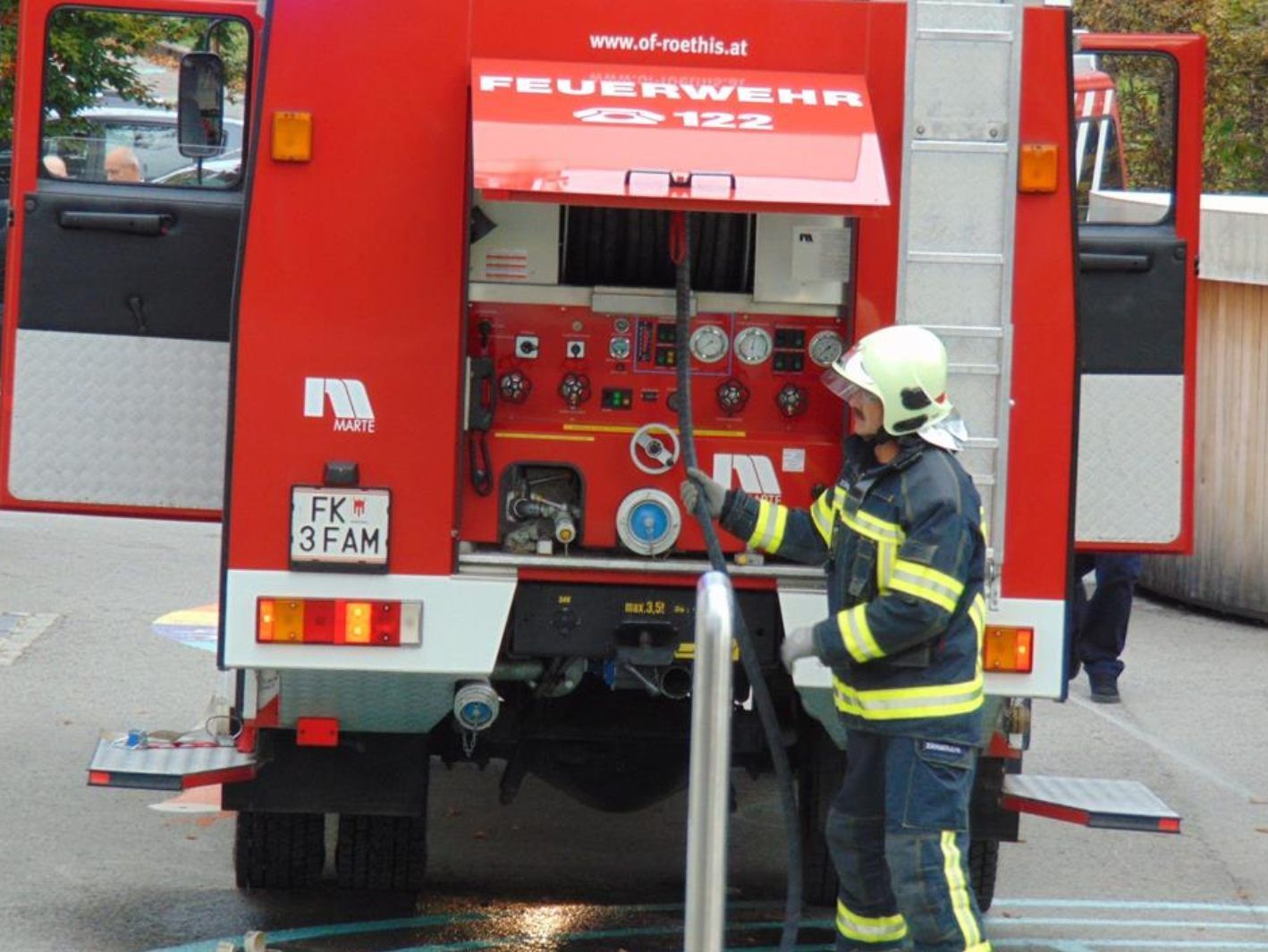 Feuerwehr Röthis lädt zur Abschlussübung