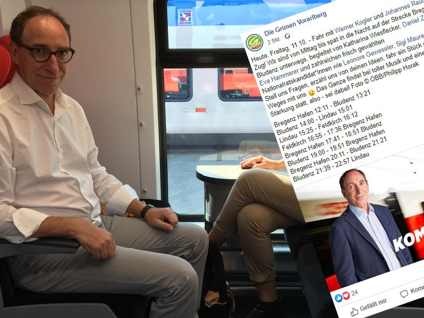 Auf Facebook machen die Grünen Werbung für die Veranstaltung.