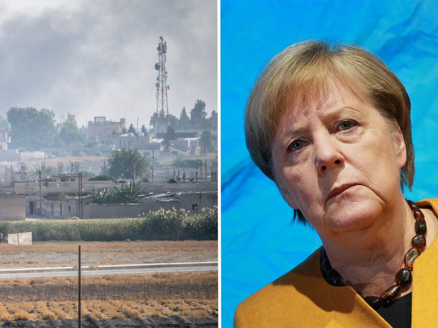 Angela Merkel (CDU) hat den türkischen Präsidenten Recep Tayyip Erdogan zum Stopp der Militäroffensive im Nordosten Syriens aufgefordert. Angela Merkel (CDU) hat den türkischen Präsidenten Recep Tayyip Erdogan zum Stopp der Militäroffensive im Nordosten Syriens aufgefordert.