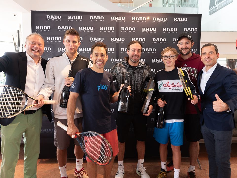 Beim Rado ProAm Tennisturnier der Erste Bank Open. Beim Rado ProAm Tennisturnier der Erste Bank Open.