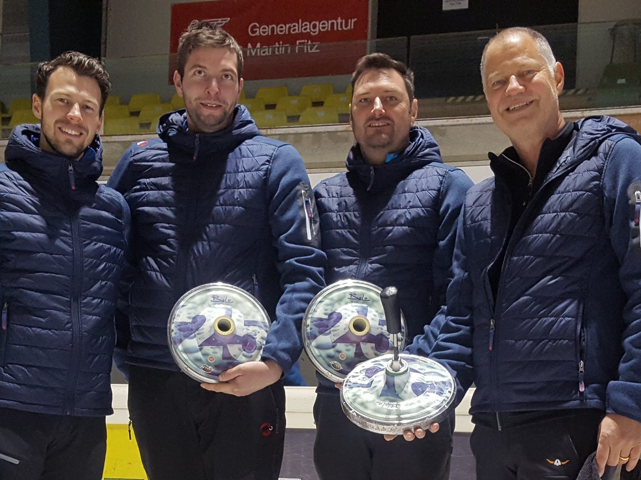 Abraham Sohm, Patrik Plangger, Stefan Pienz und Christoph Sohm