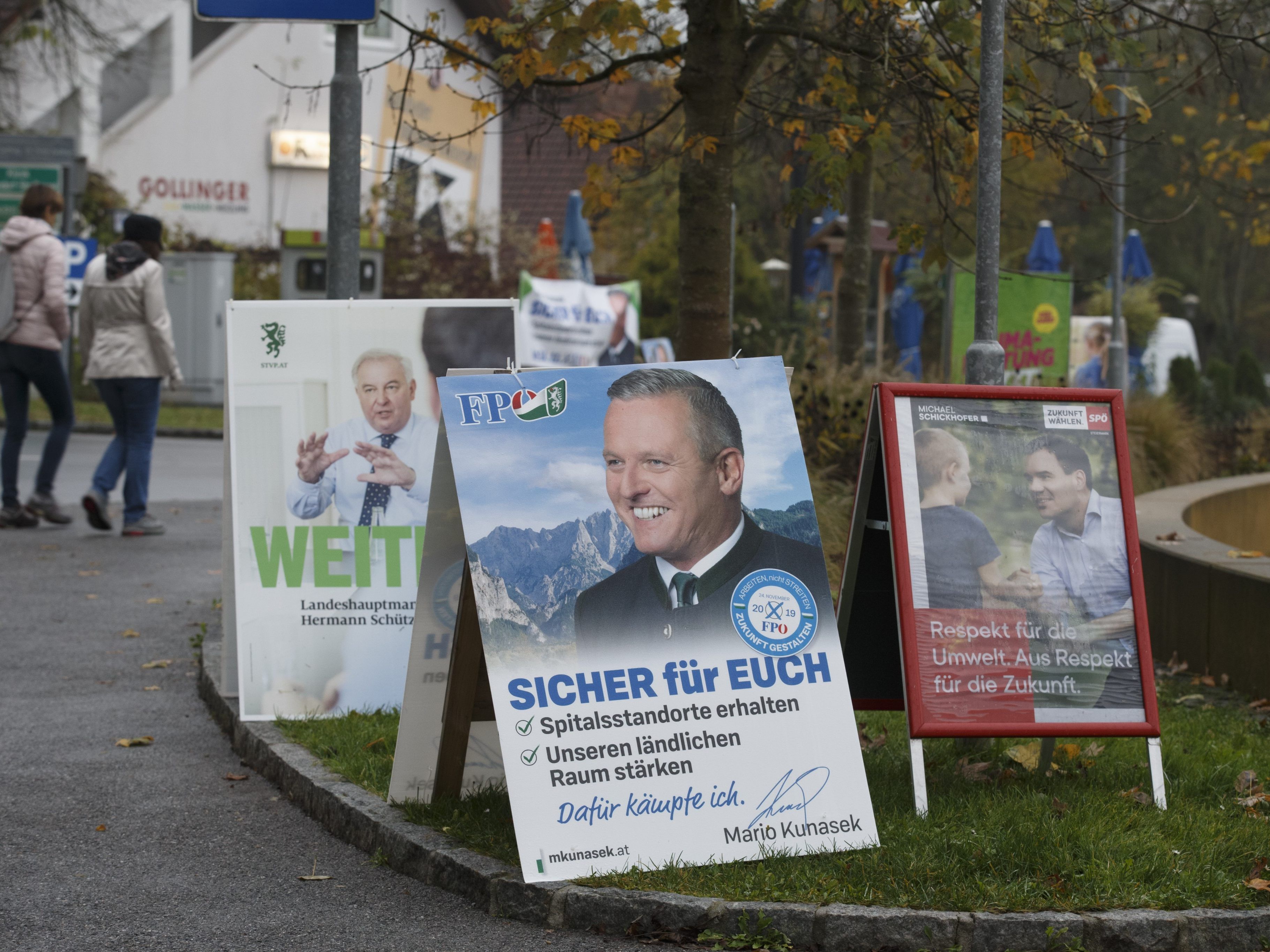 Unaufgeregter Wahlkampf in der Steiermark. Unaufgeregter Wahlkampf in der Steiermark.