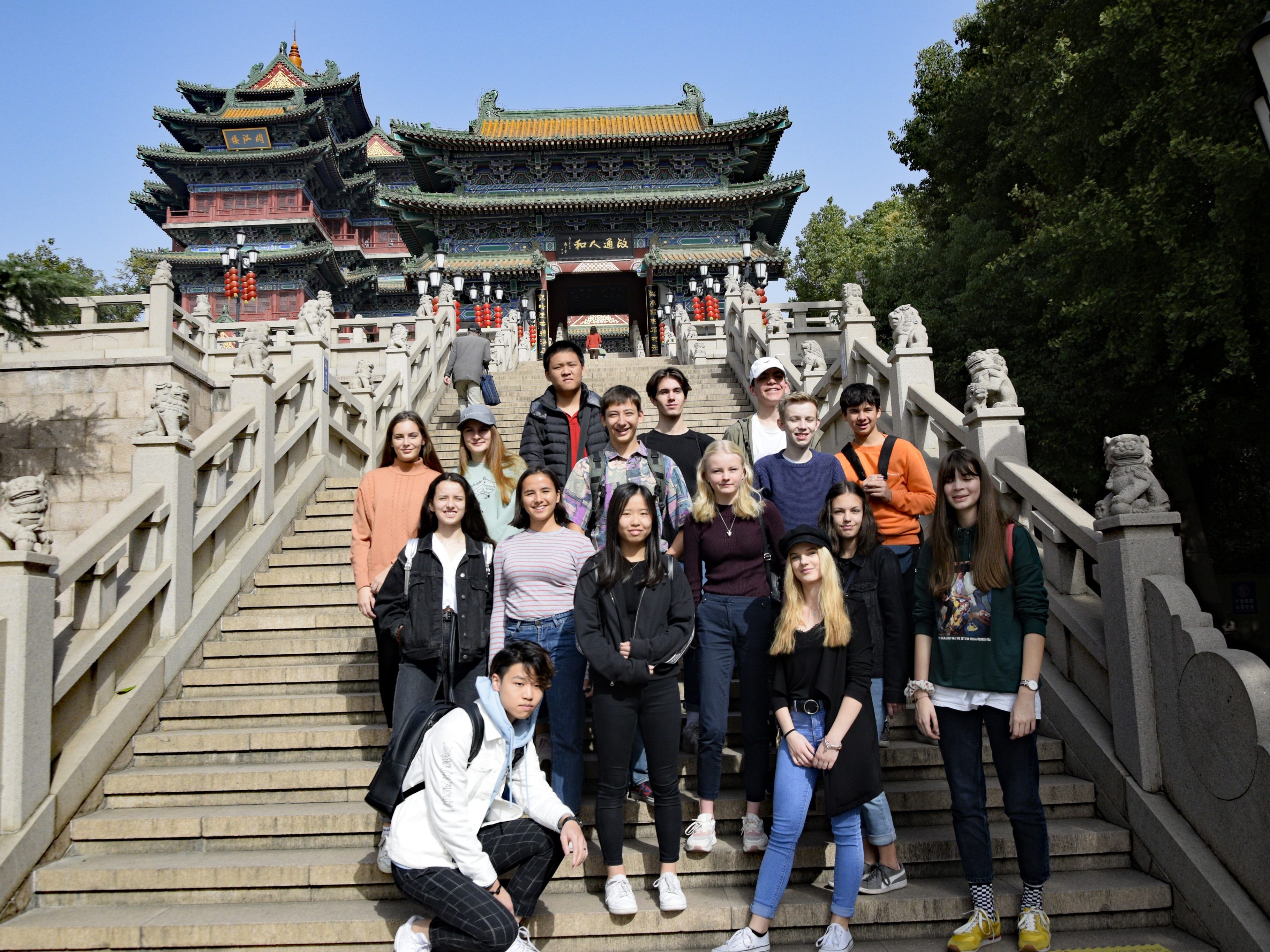 Die China-Reise fand im Rahmen einer Schulpartnerschaft mit der Berufsakademie in Nanjing statt.