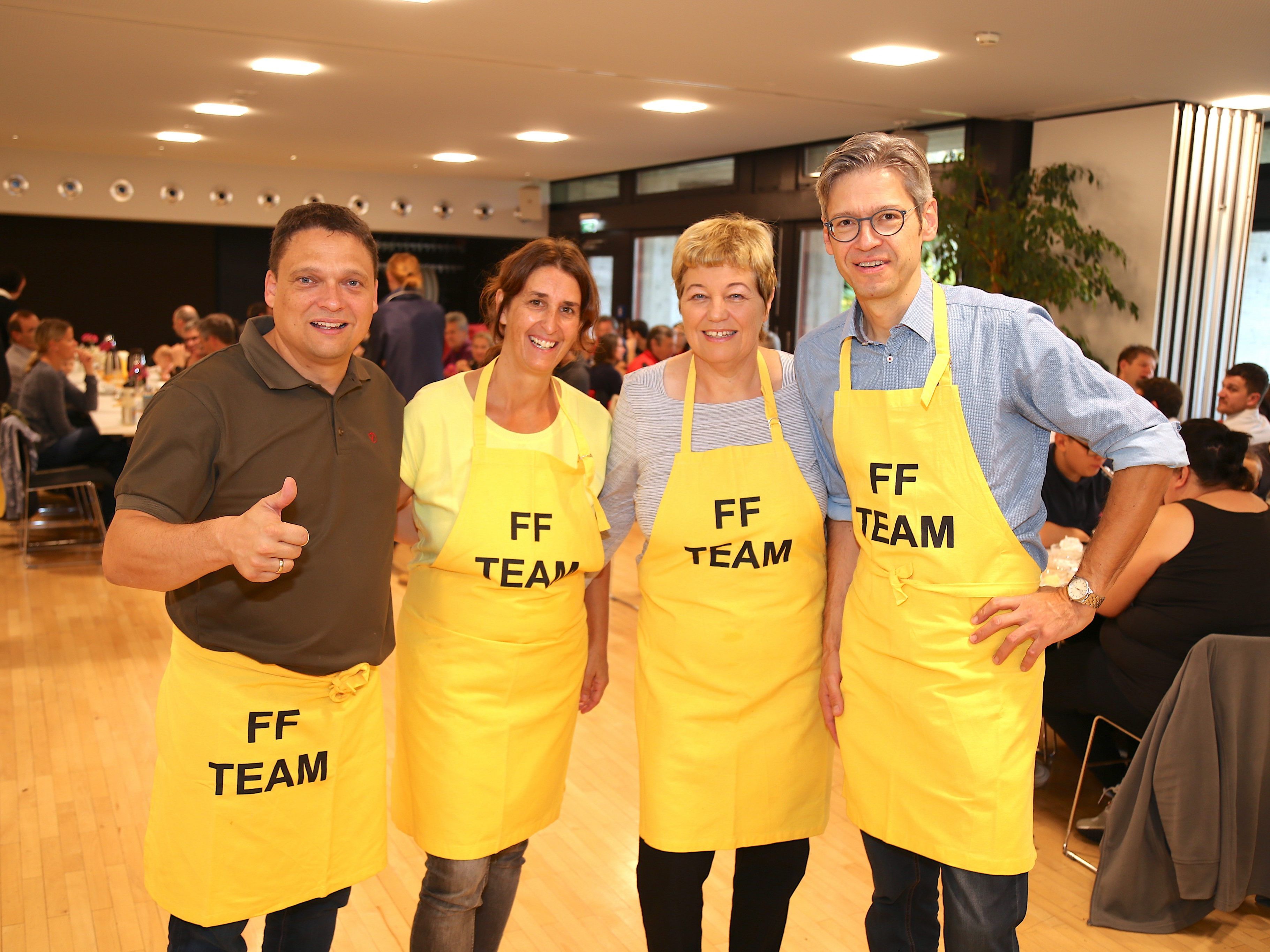 Das FF-Team freute sich über den großen Andrang. Das FF-Team freute sich über den großen Andrang.