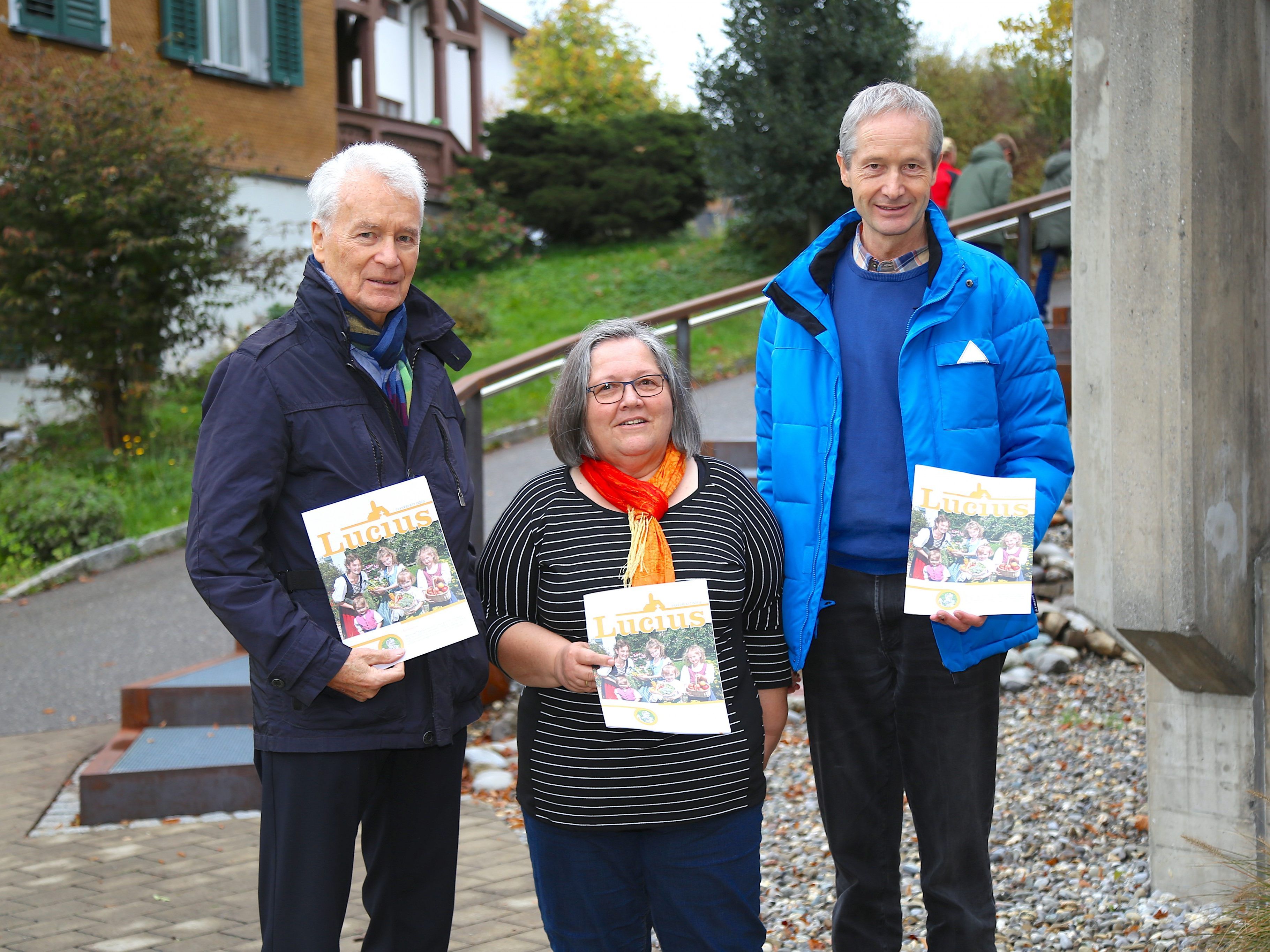 Karl Lampert, Maria Moritsch und Richard Sonderegger im Interview zum neuen Pfarrblatt. Karl Lampert, Maria Moritsch und Richard Sonderegger im Interview zum neuen Pfarrblatt.