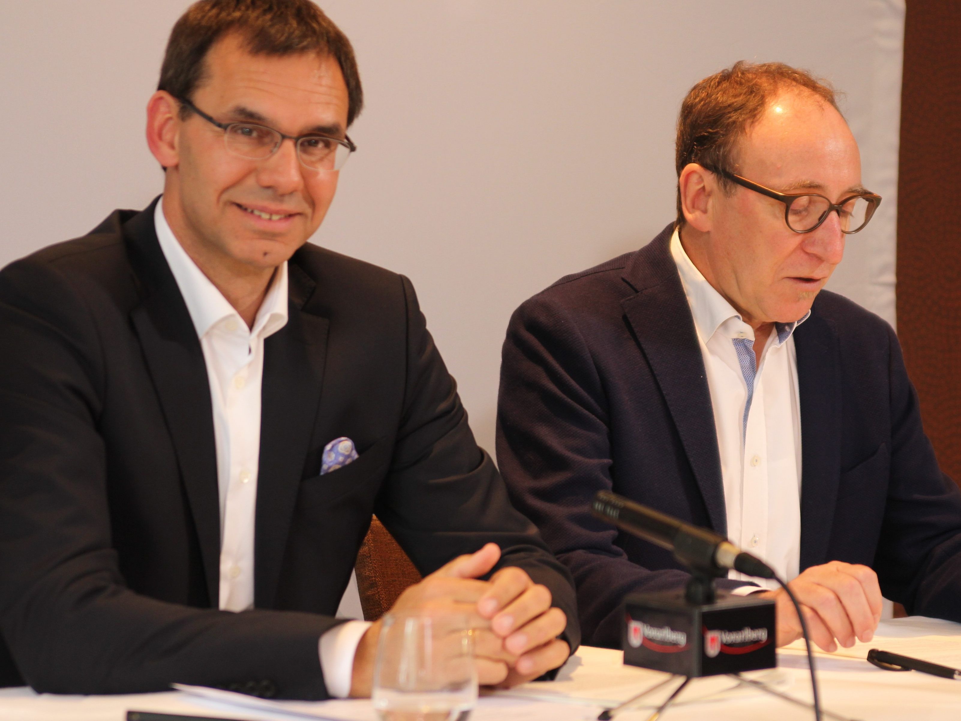 Markus Wallner und Johannes Rauch verhandelten die Inhalte. Markus Wallner und Johannes Rauch verhandelten die Inhalte.