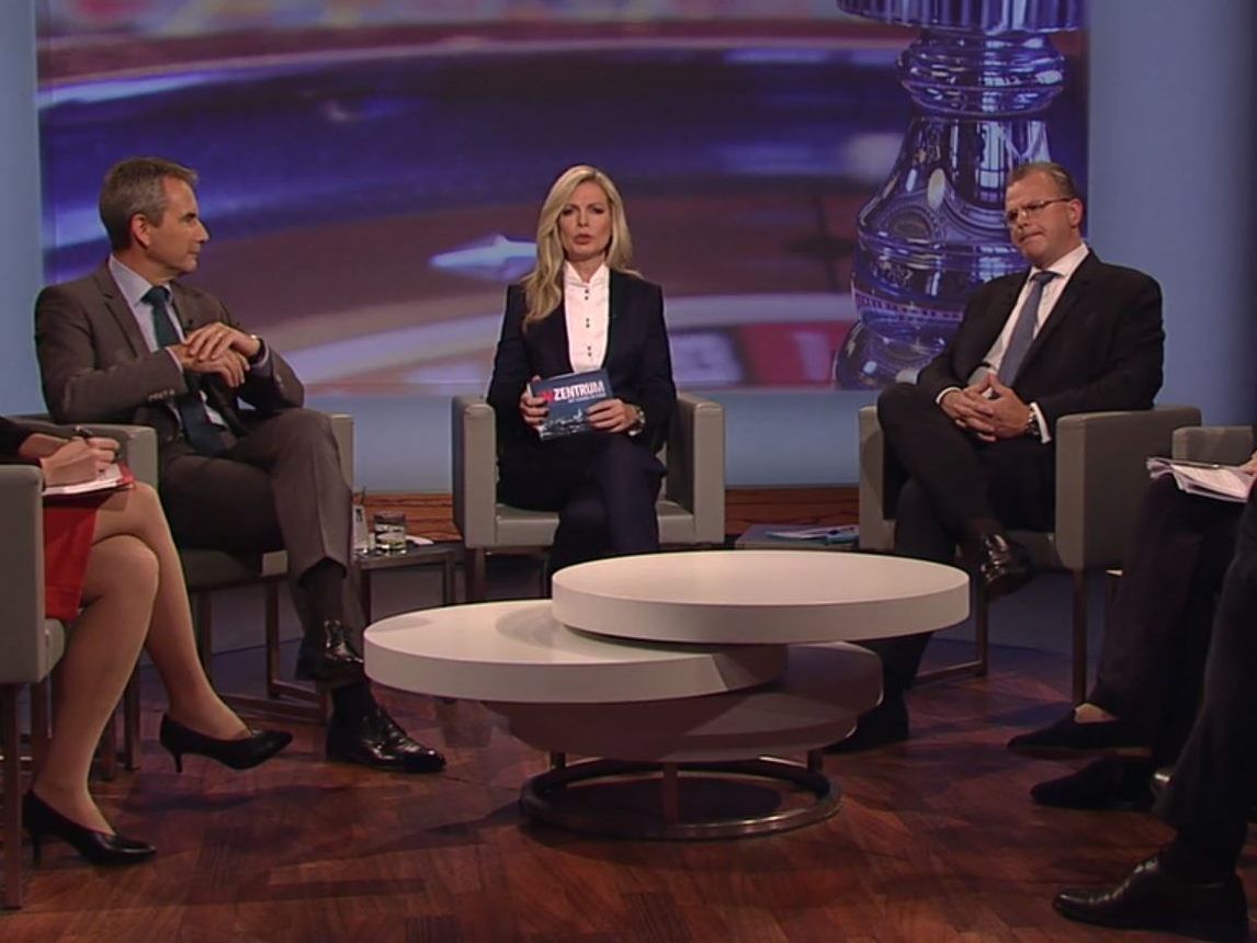 Diskussion bei Claudia Reiterer in der Sendung "Im Zentrum" zur Causa Casinos Austria