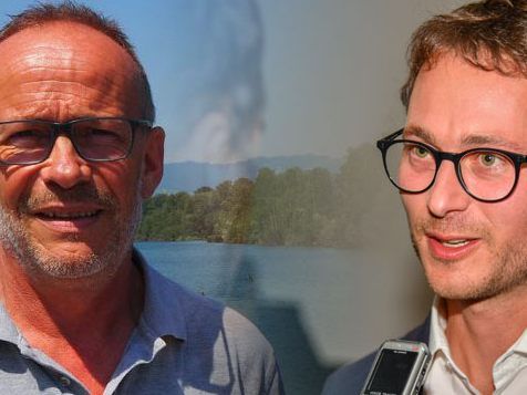 Auf die Kritik von Franz Kopf (l.) folgte eine GEsprächseinladung von Daniel Zadra (r.) von den Grünen.