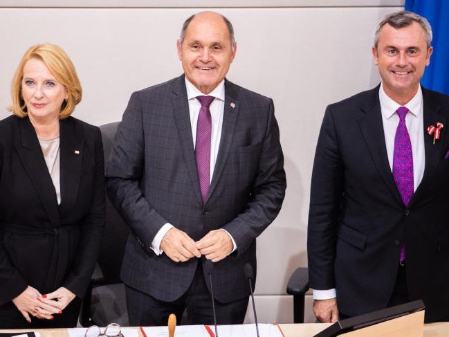 Die drei Nationalratspräsidenten Bures, Sobotka, Hofer Die drei Nationalratspräsidenten Bures, Sobotka, Hofer