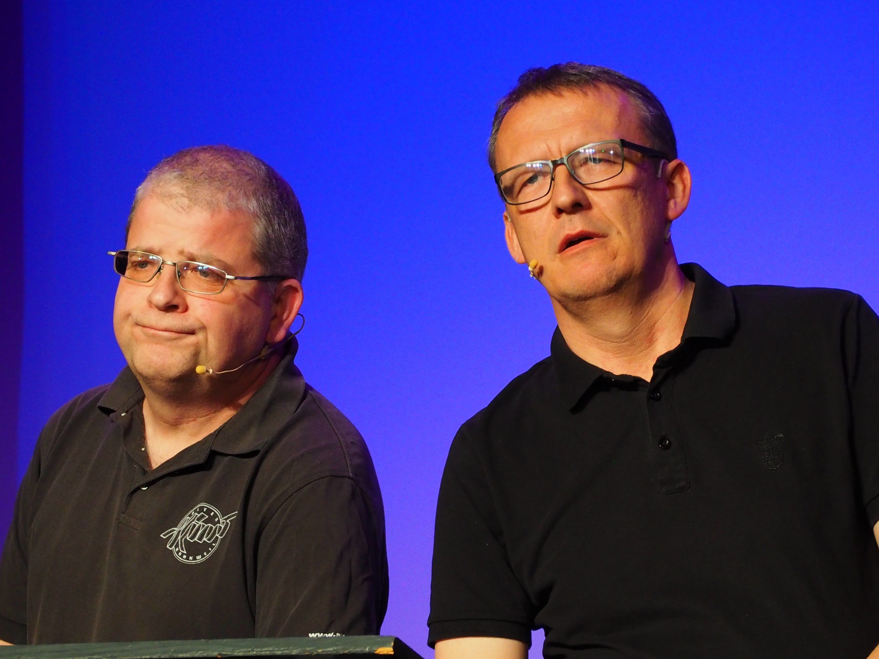 Die Spechte Fredy Willinger und Martin Salzmann unterhielten das Publikum Die Spechte Fredy Willinger und Martin Salzmann unterhielten das Publikum
