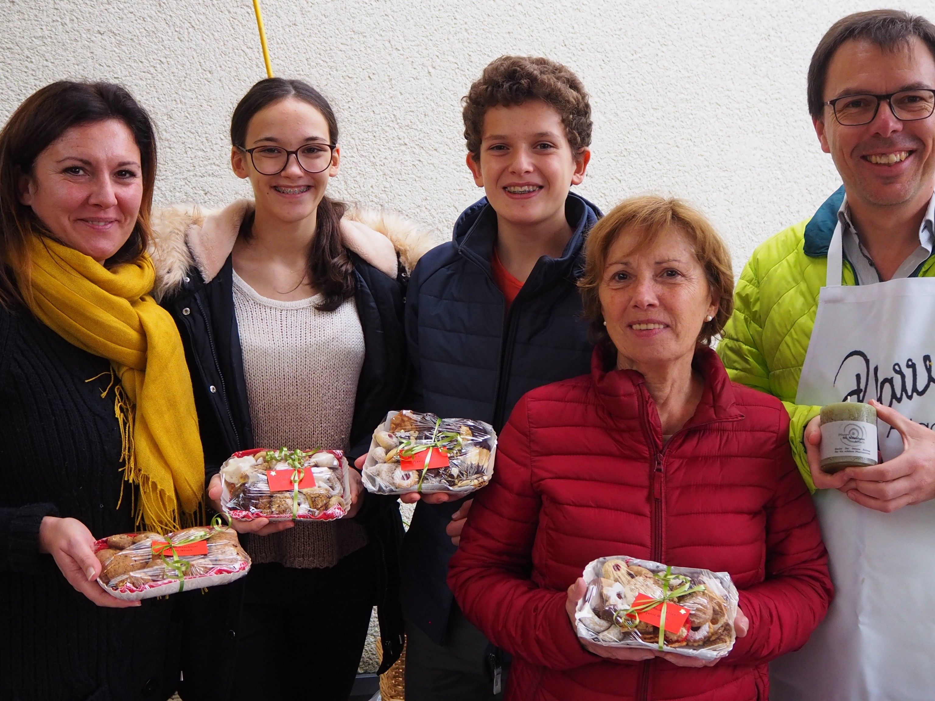 Bei der Pfarre Altach gab es selbstgemachte Kekse zu kaufen