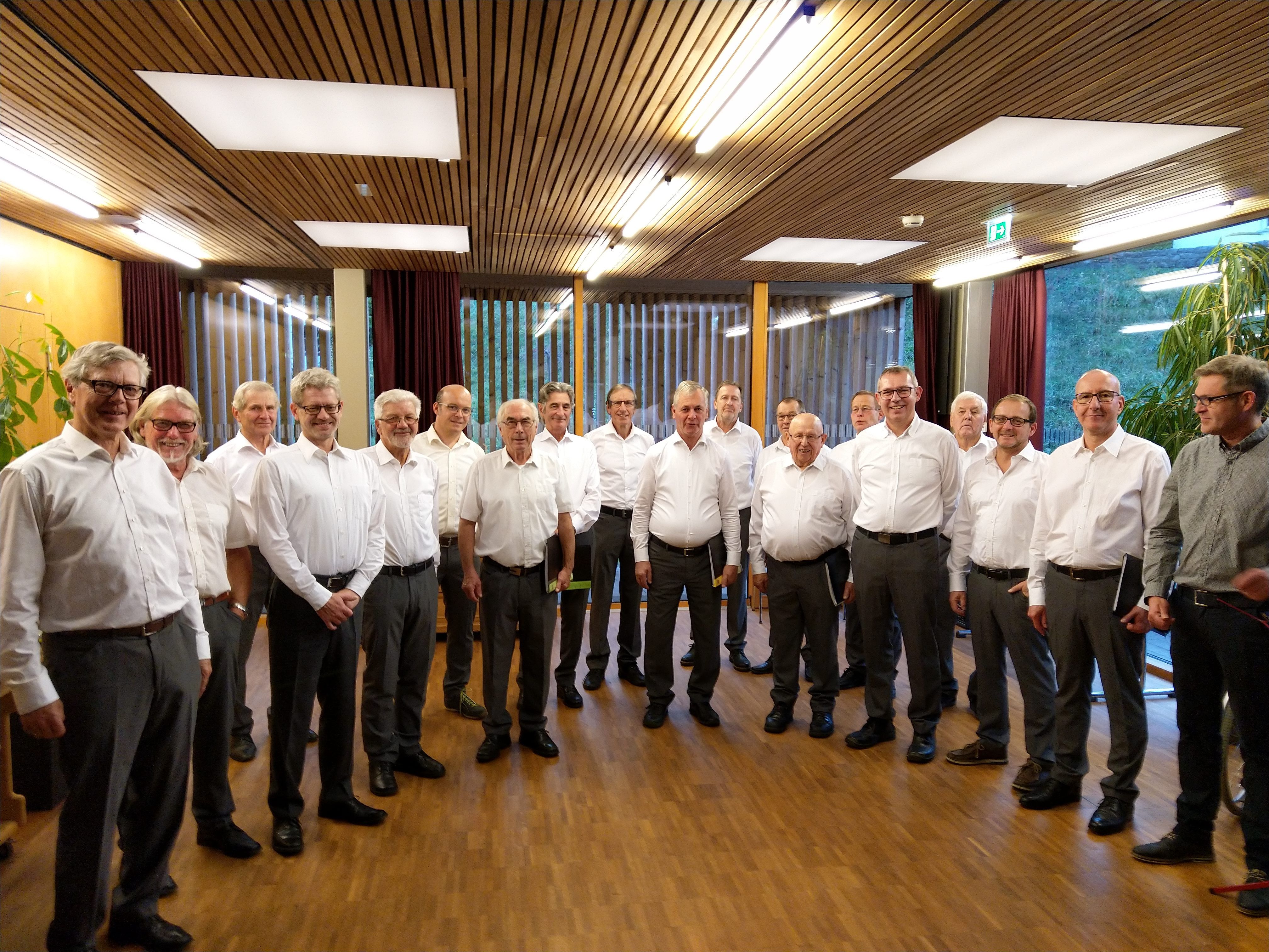 Der Männerchor im Haus Nenzing