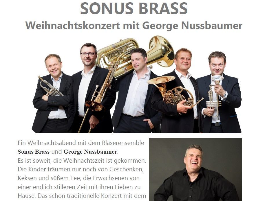 Sonus Brass im neuen Dorfsaal