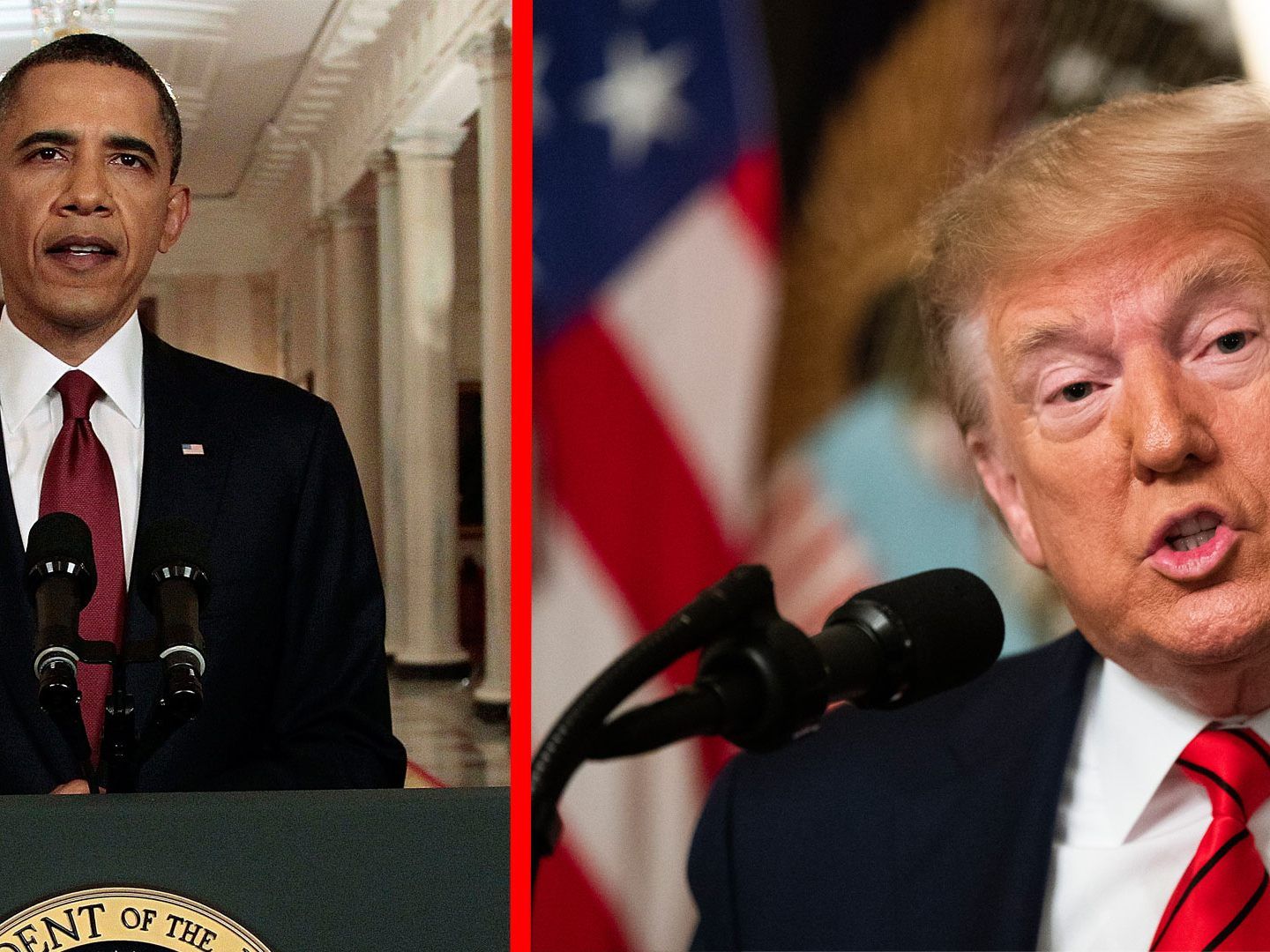 Obama und Trump - ein Video zeigt deutlich ihre Unterschiede. Obama und Trump - ein Video zeigt deutlich ihre Unterschiede.