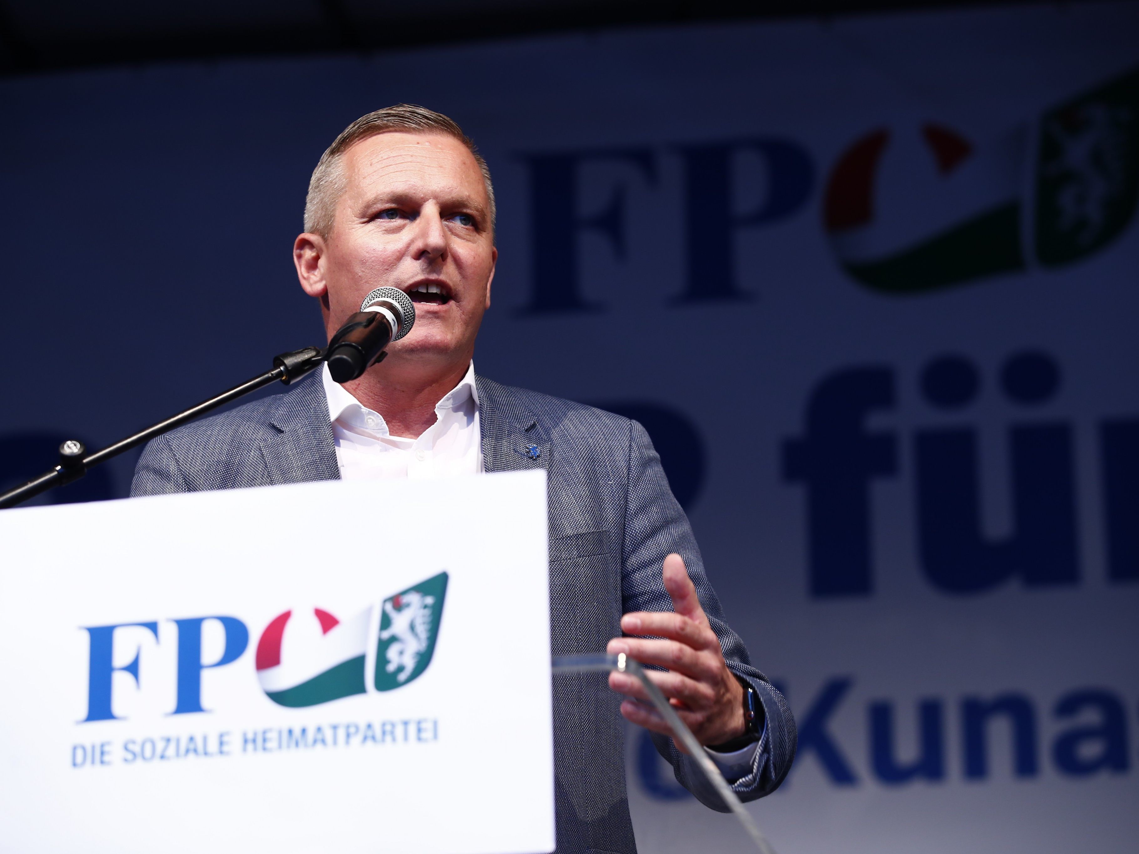 Mario Kunasek würde bei der Landtagswahl gerne mit Inhalten punkten.