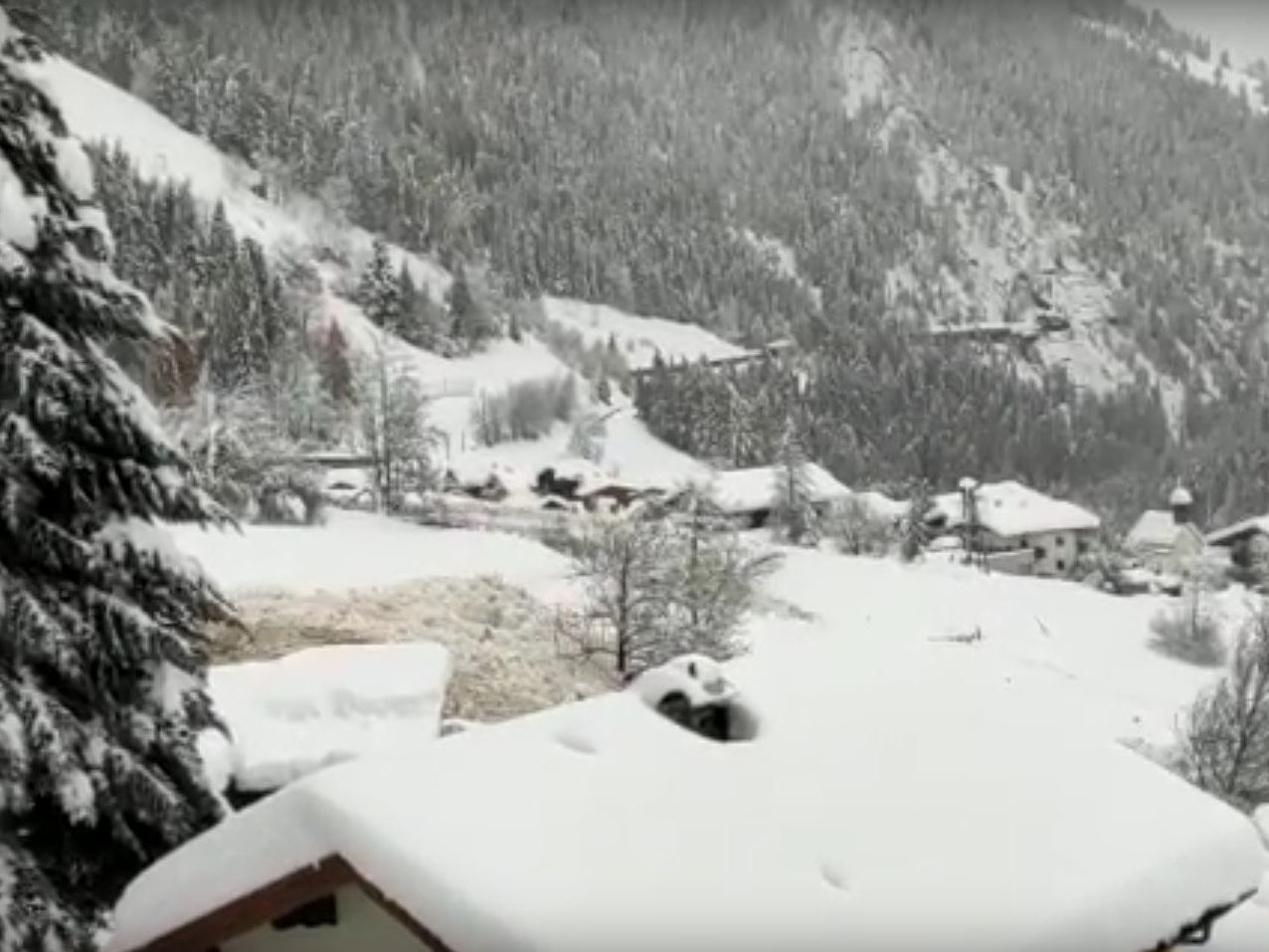 Lawinenabgang in Bobojach