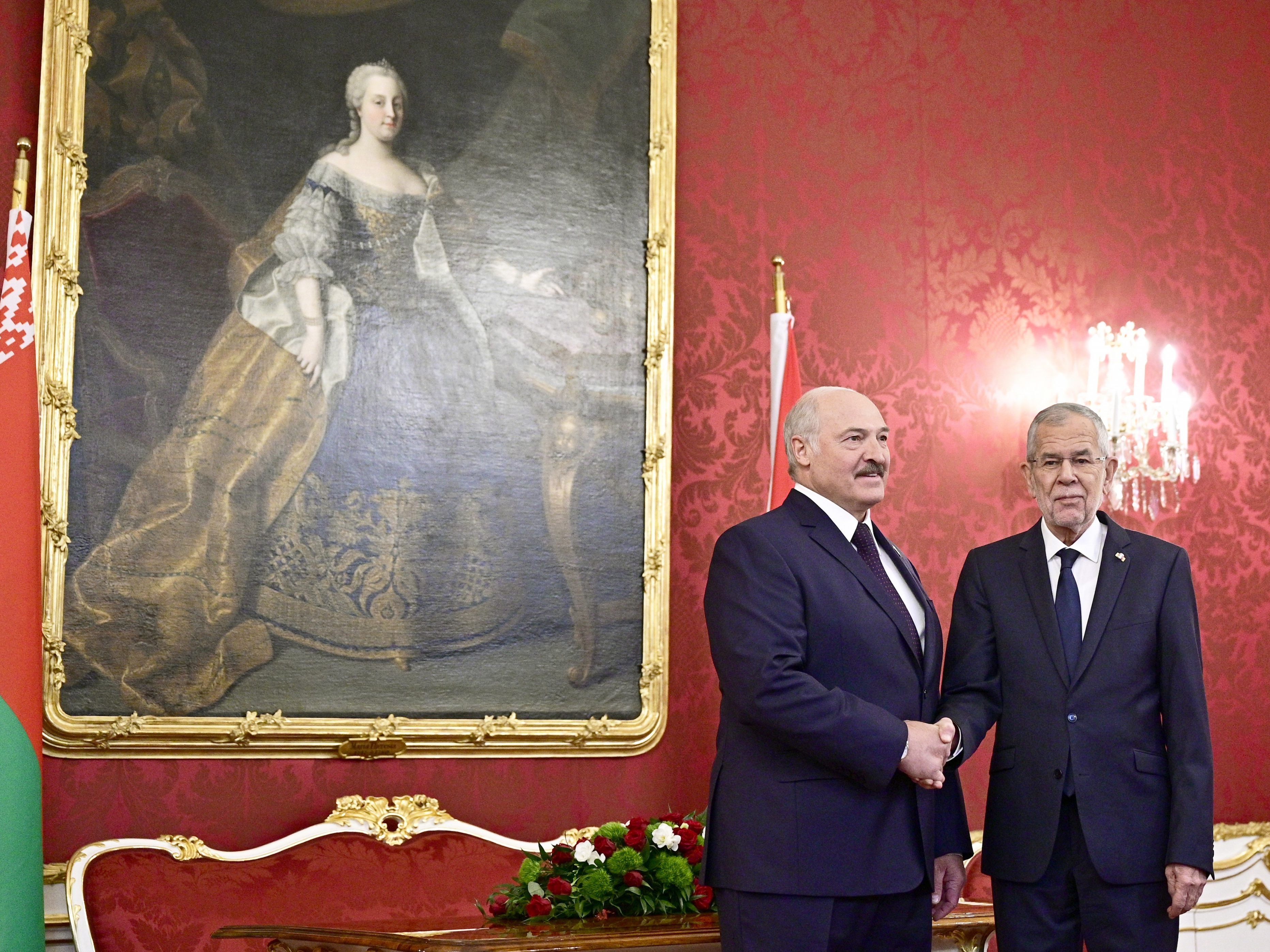 Alexander Lukaschenko besuchte heute in Wien Bundespräsident Van der Bellen.