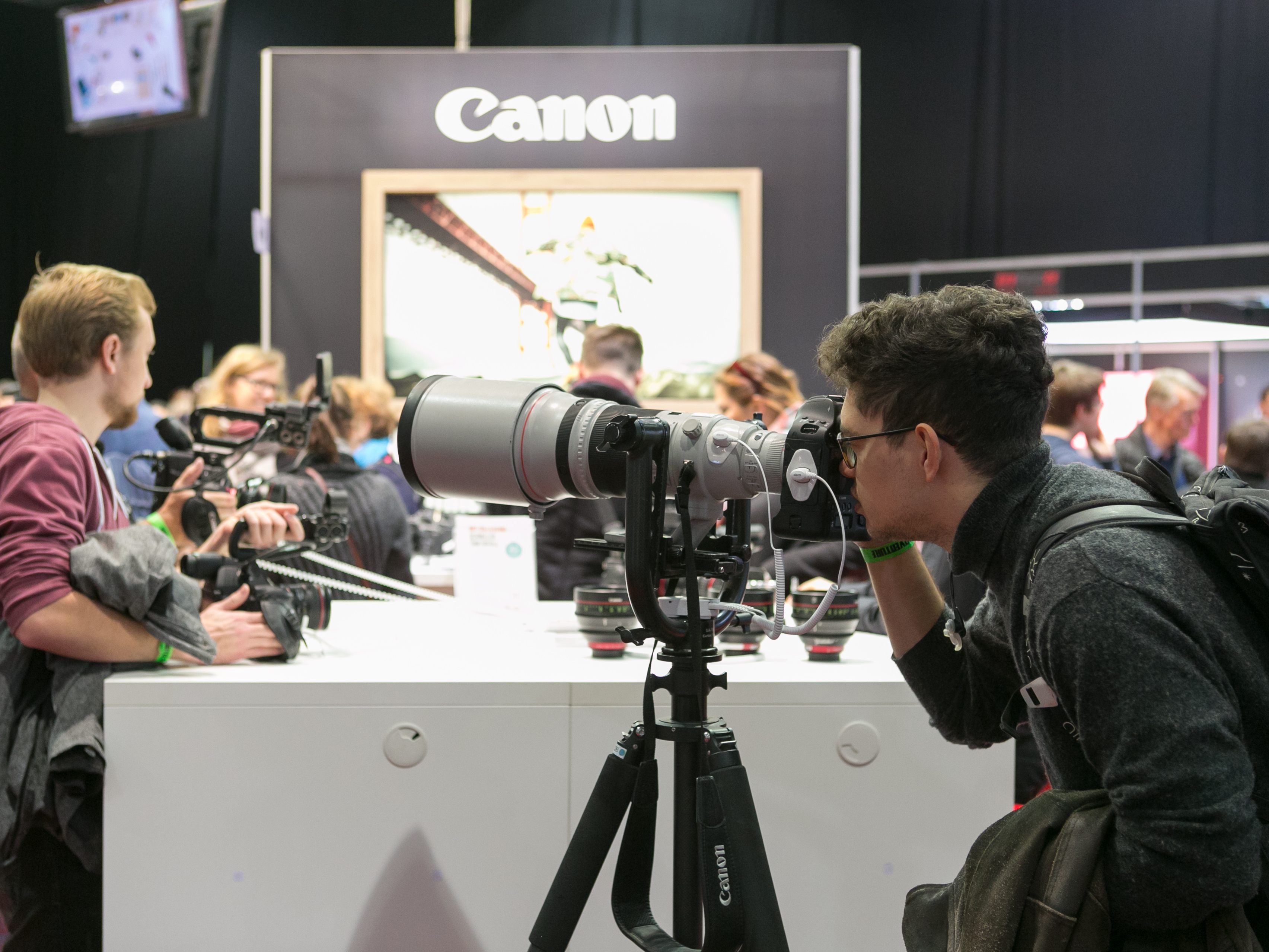 Bei der Messe Wien gibt es nicht nur Photografien, sondern auch die neueste Technik.