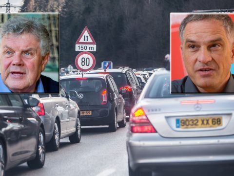Kommt das Abfahrverbot für die A14? ©VOL.AT/Steurer, Paulitsch, Hofmeister Kommt das Abfahrverbot für die A14? ©VOL.AT/Steurer, Paulitsch, Hofmeister