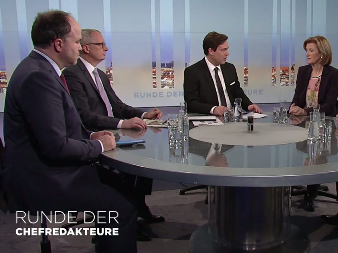 Runde der Chefredakteurinnen und Chefredakteure