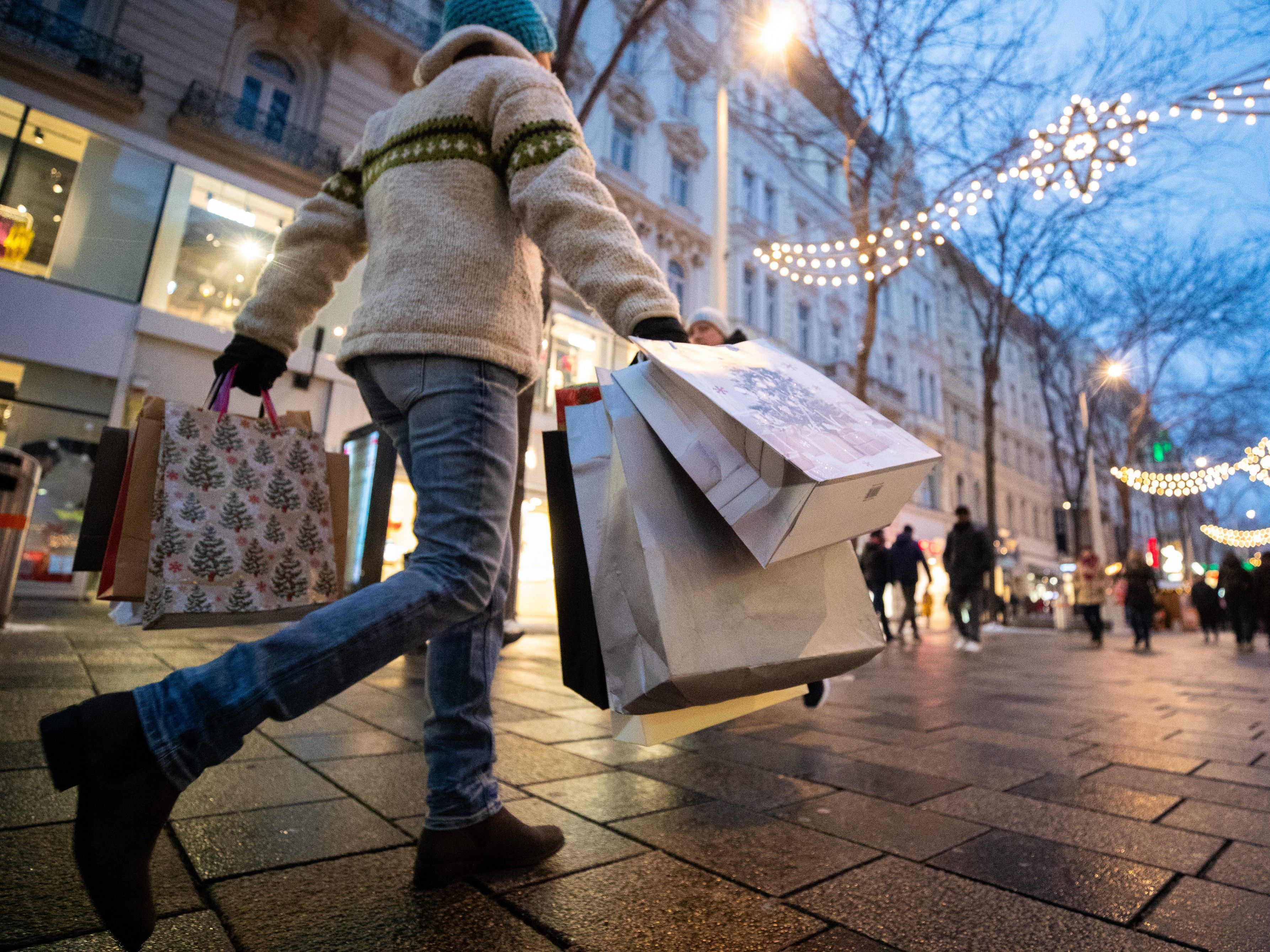 Wiener sind echte Late-Christmas-Shopper.