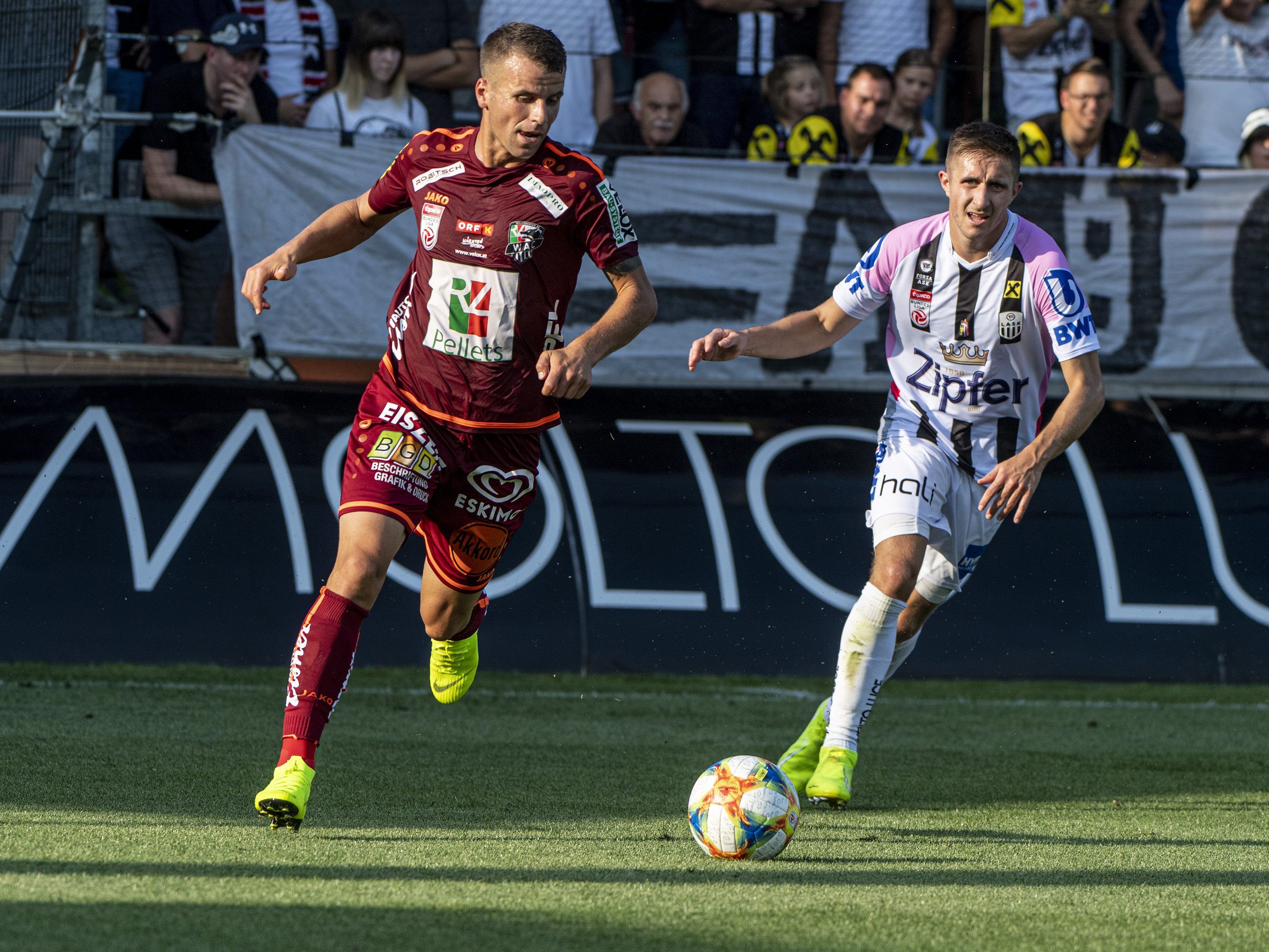 LIVE-Ticker zum Spiel WAC gegen LASK Linz ab 17.00 Uhr.