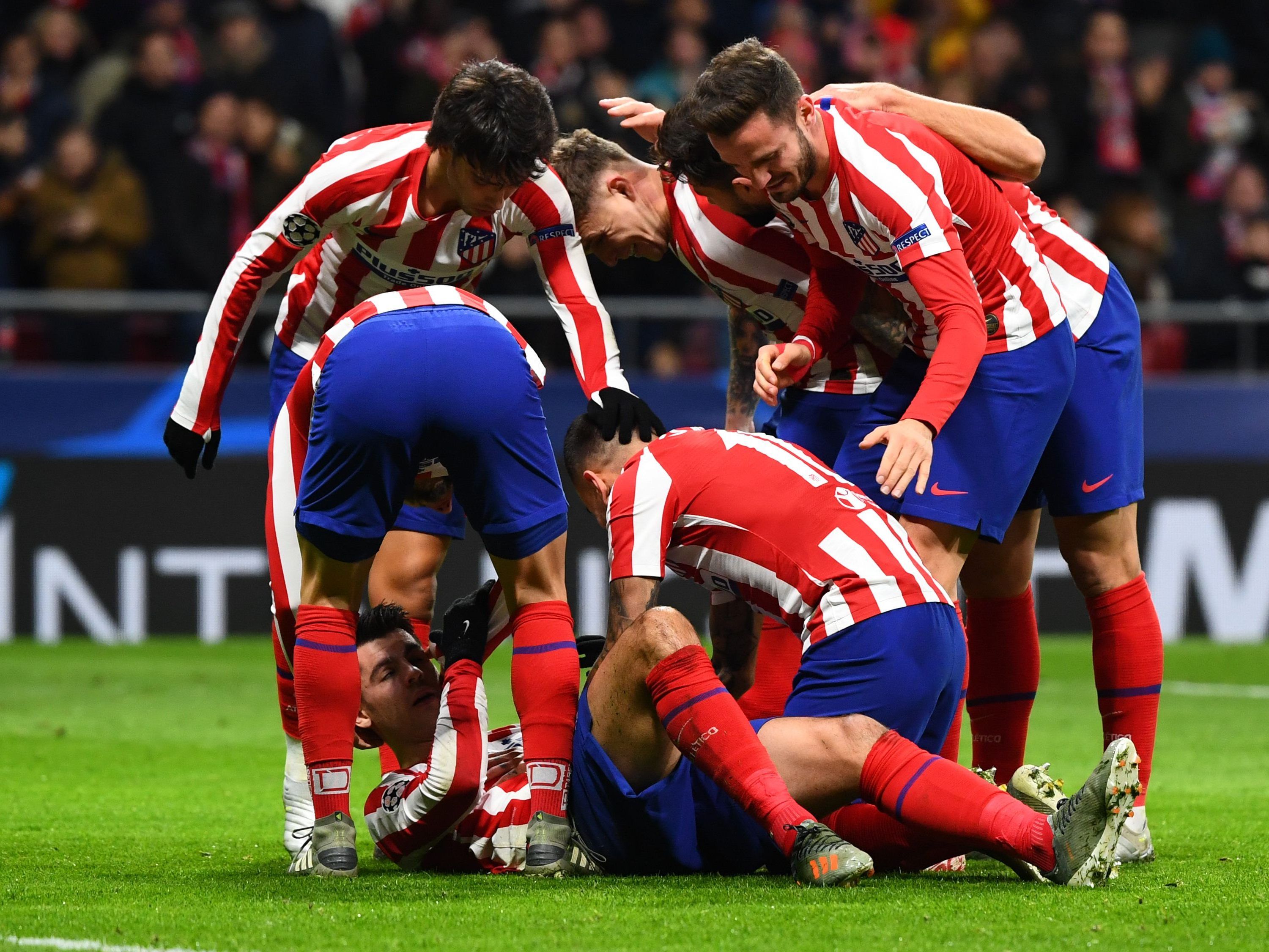 Atletico Madrid schaffte mit dem souveränen Heimsieg gegen Moskau den Aufstieg ins Achtelfinale.