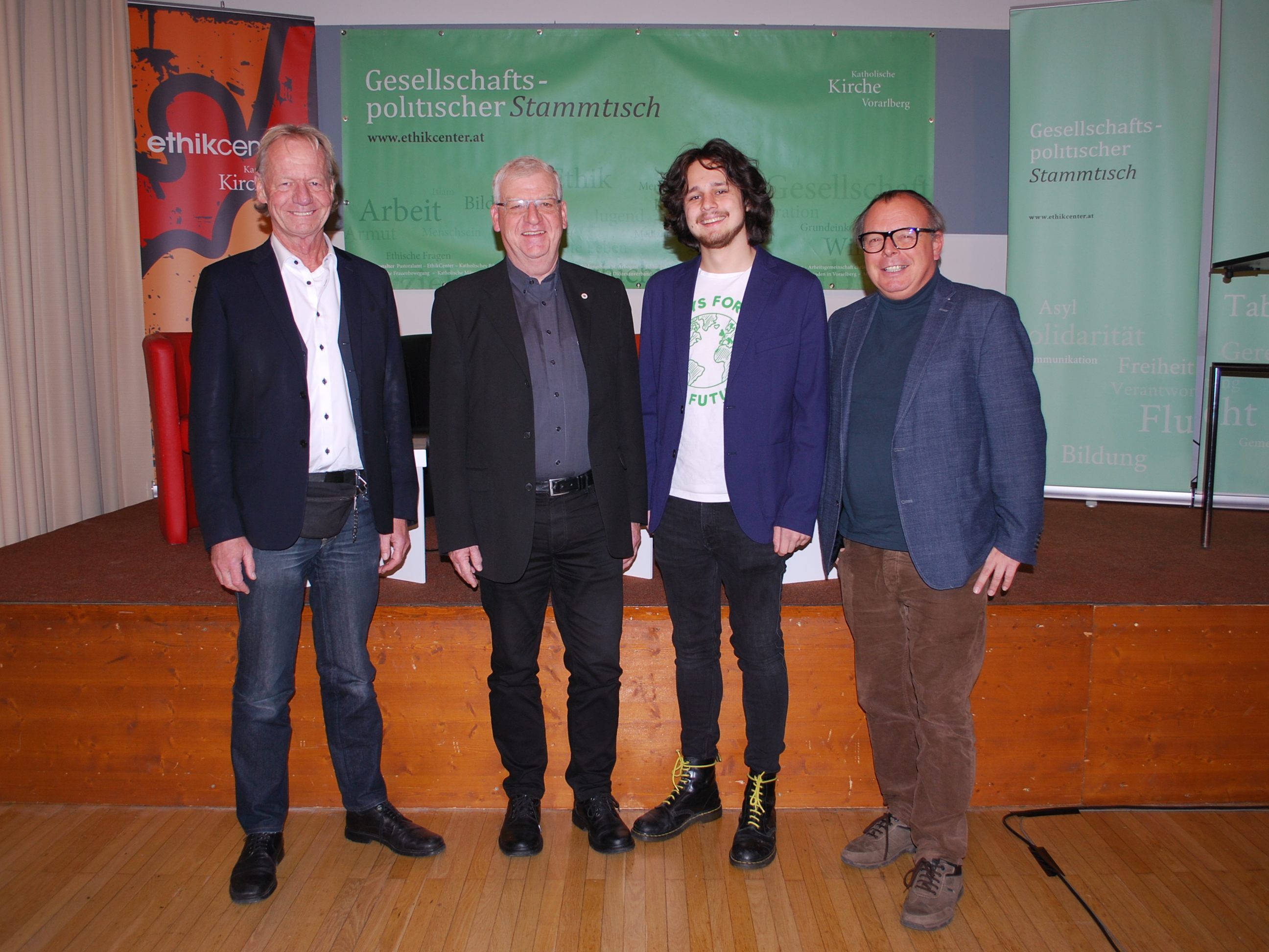 Martin Hagen, Wolfgang Türtscher, Aaron Wölfling, Thomas Matt (vl) Martin Hagen, Wolfgang Türtscher, Aaron Wölfling, Thomas Matt (vl)