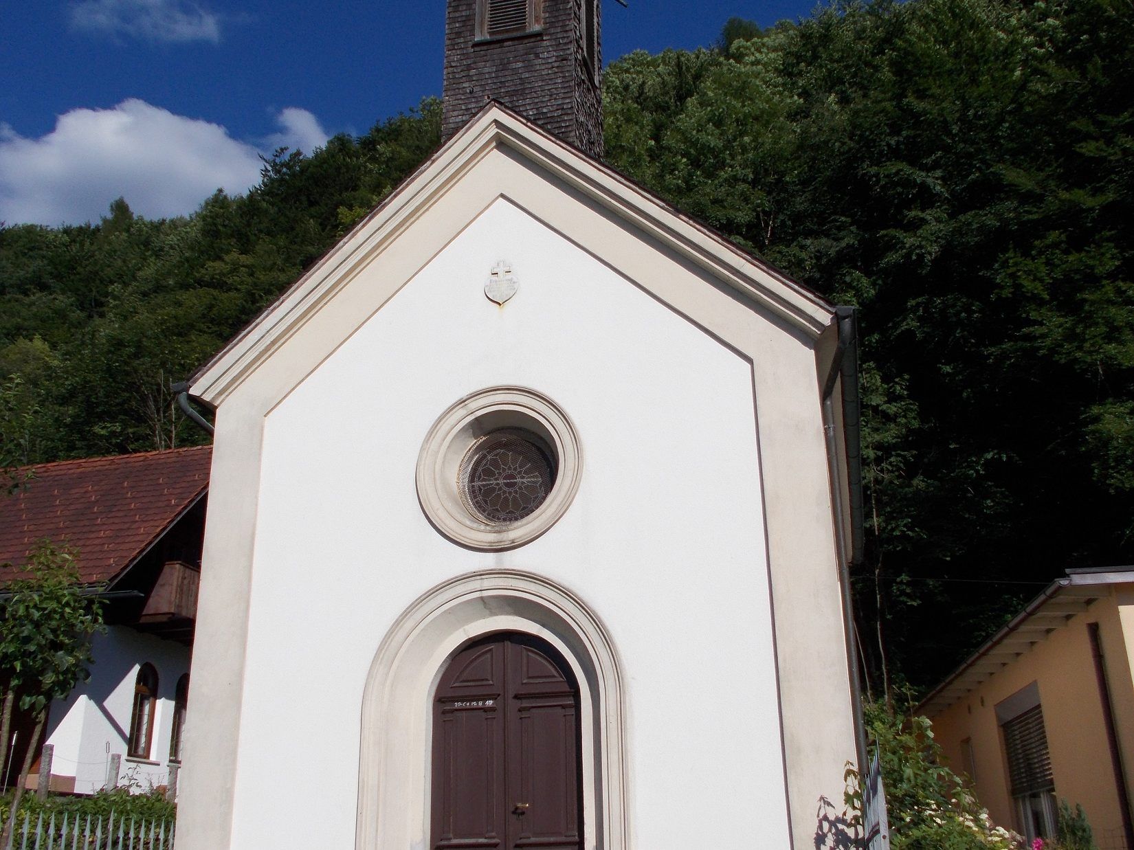 Ein Ort der Ruhe ist die kleine Kapelle im Unterklien
