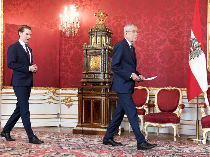 Sebastian Kurz und Alexander van der Bellen Sebastian Kurz und Alexander van der Bellen