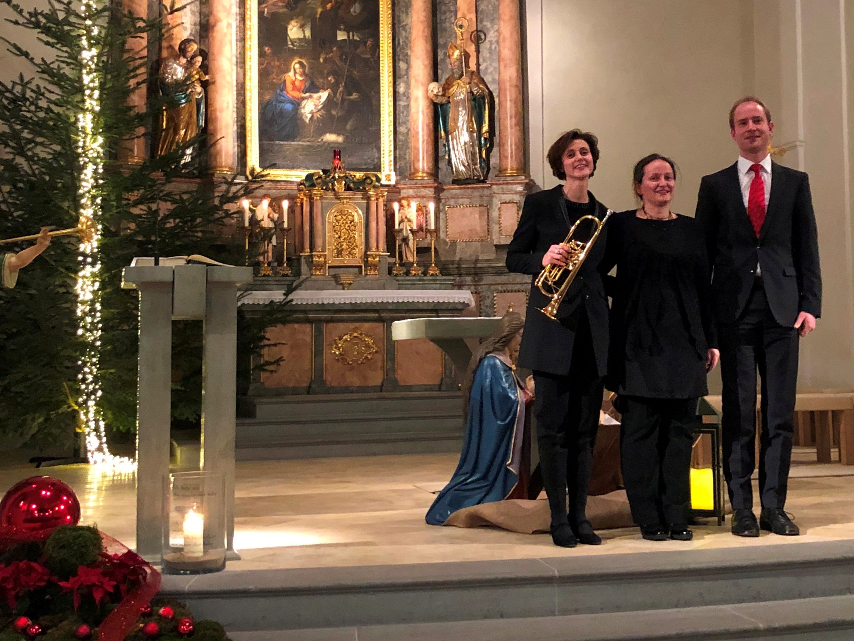 Unter dem Motto „Musik zum Jahreswechsel“ verwandelt sich die Pfarrkirche am Sonntag, 29. Dezember, in einen Konzertsaal. Unter dem Motto „Musik zum Jahreswechsel“ verwandelt sich die Pfarrkirche am Sonntag, 29. Dezember, in einen Konzertsaal.