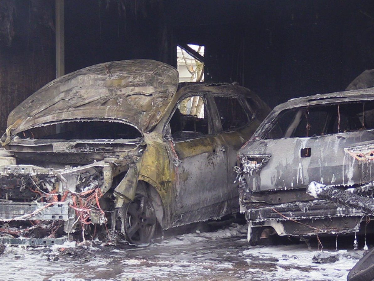 Carportbrand in Lustenau