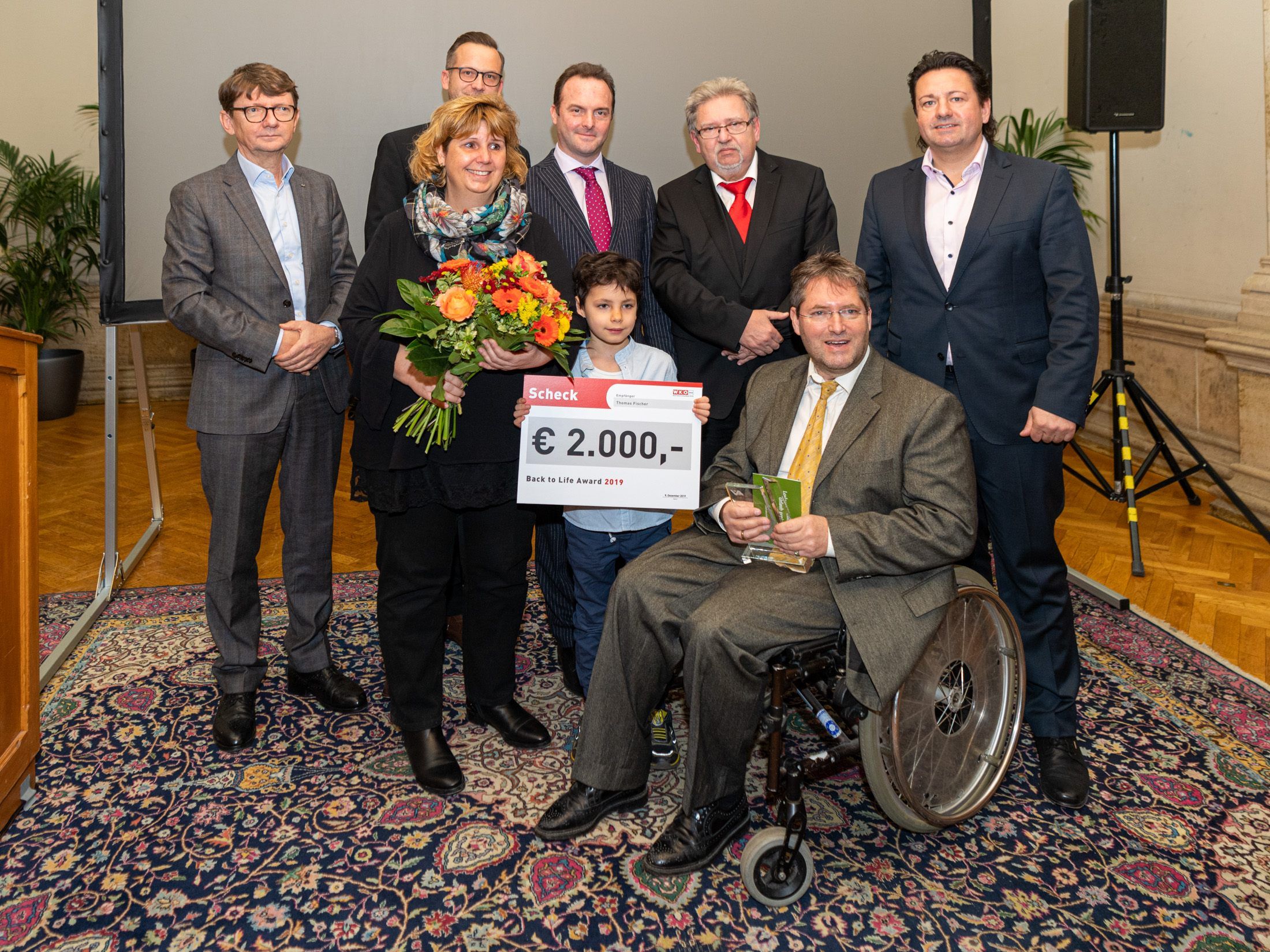 Thomas Fischer erhielt den "Back to Life"-Award.