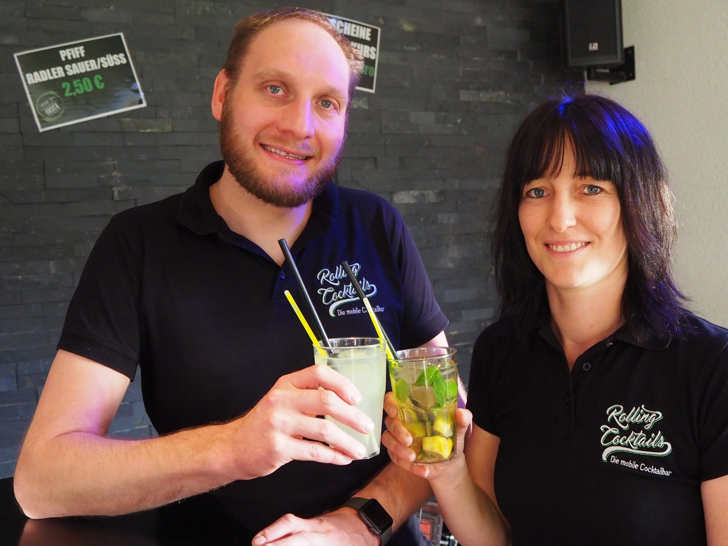 Stefan und Melanie Schöch waren mit ihren Rolling Cocktails erstmals mit von der Partie Stefan und Melanie Schöch waren mit ihren Rolling Cocktails erstmals mit von der Partie