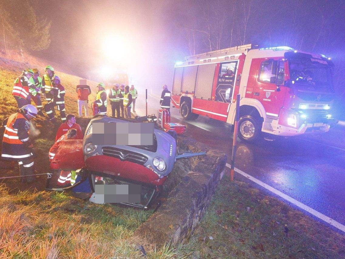 Verkehrsunfall auf der L54 Verkehrsunfall auf der L54