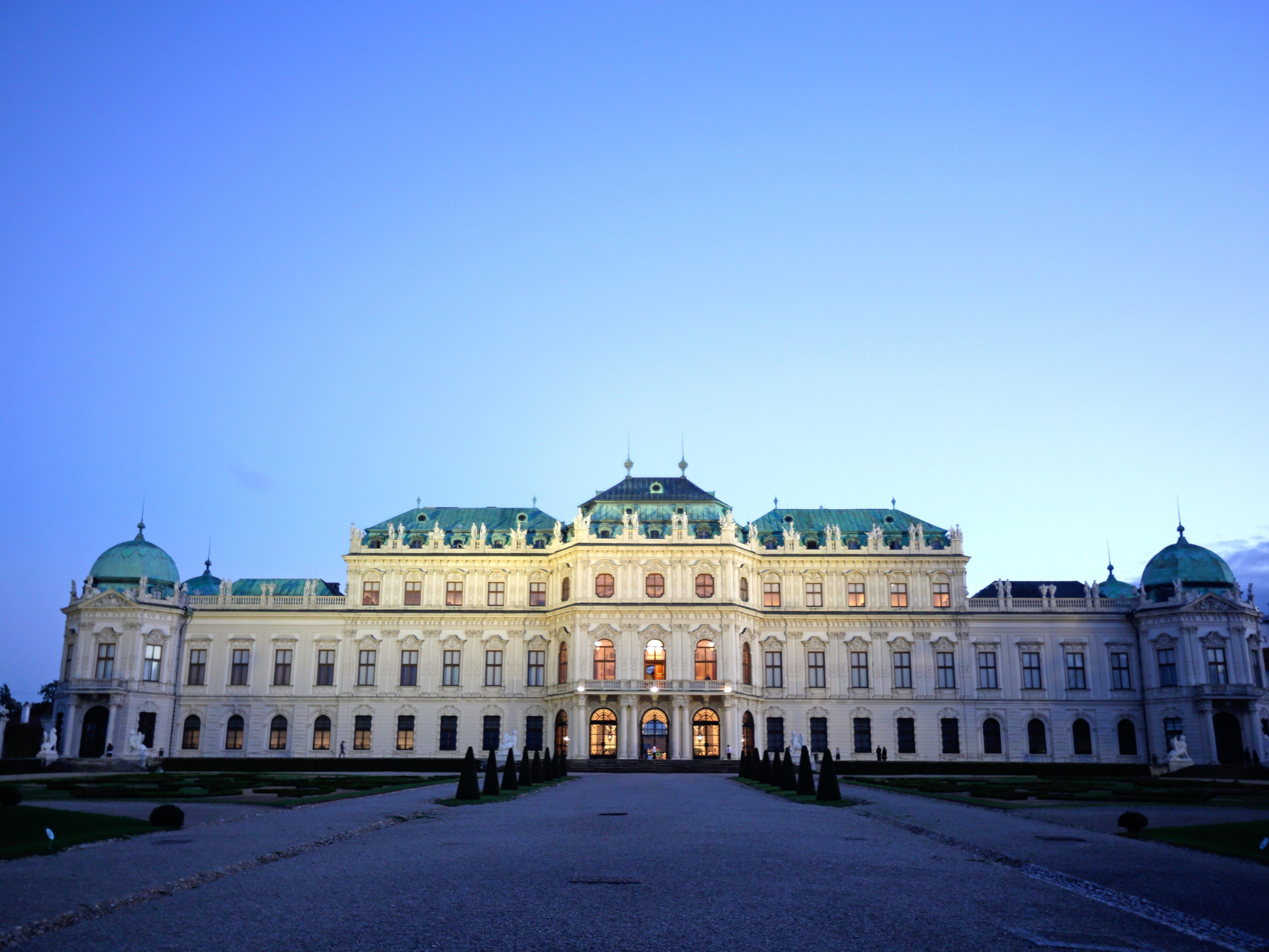 Im Oberen Belvedere in Wien ist ein unterirdisches Besucherzentrum geplant.