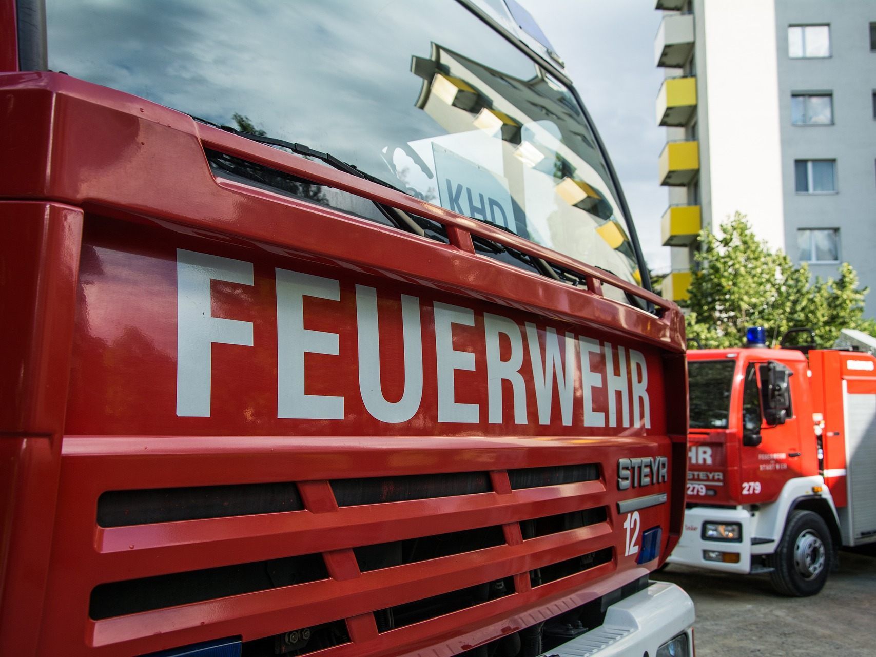 In Wien-Alsergrund brach ein Zimmerbrand aus.