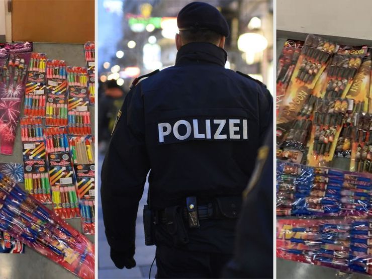 Diese illegale Pyrotechnik wurde sichergestellt Diese illegale Pyrotechnik wurde sichergestellt
