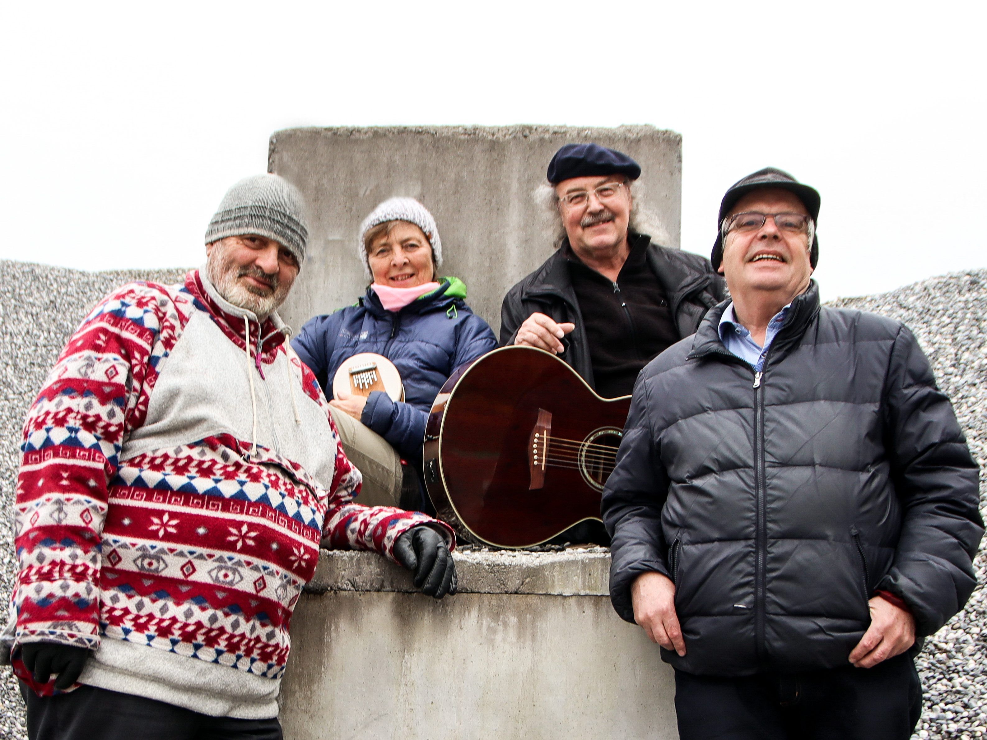 Manfred Strolz, Renate Breuss, Franz Heindl, Otmar Rützler (v.l.).